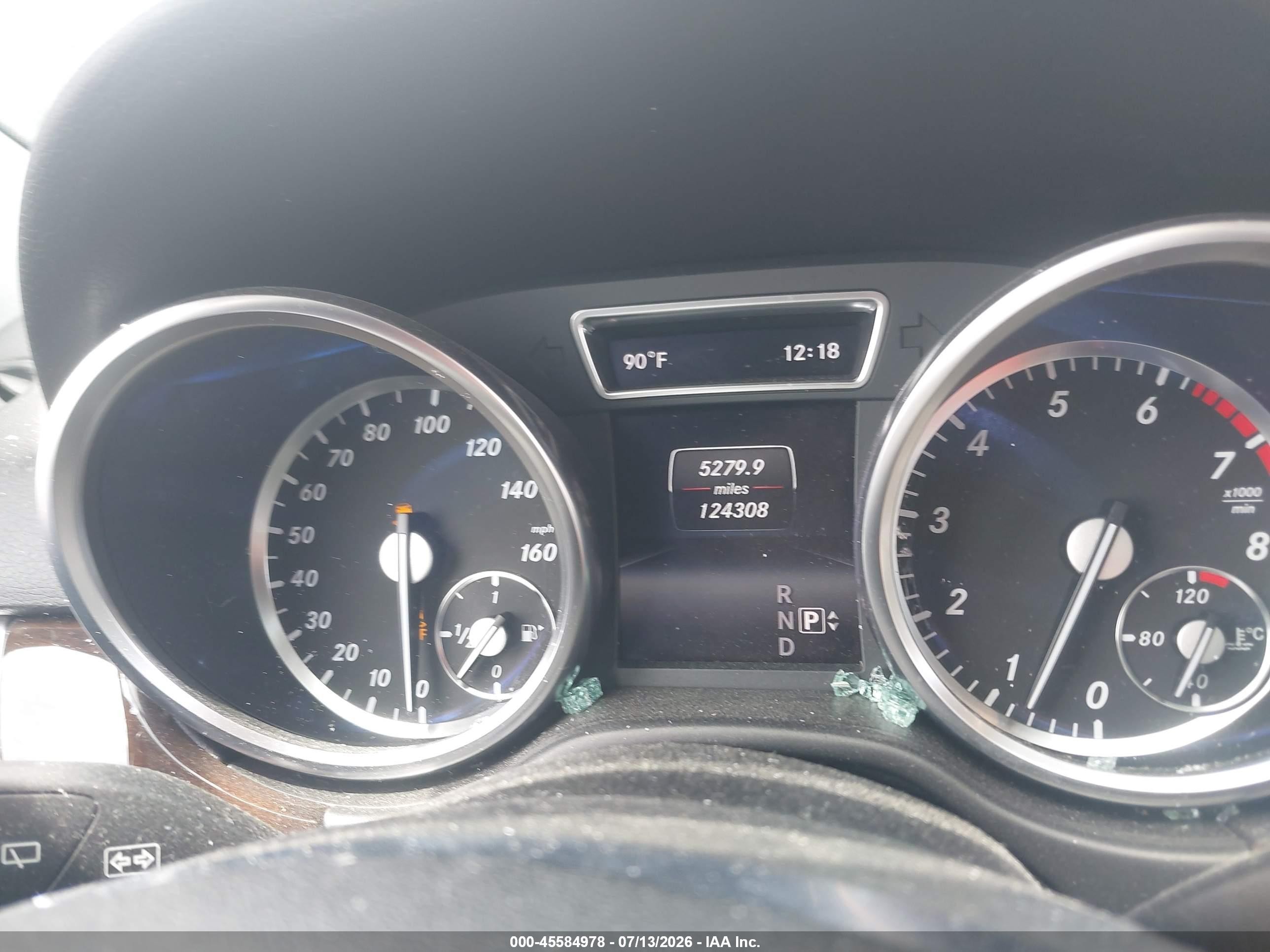 2014 Mercedes-benz Ml 350 4matic Gray vin: 4JGDA5HB3EA338863