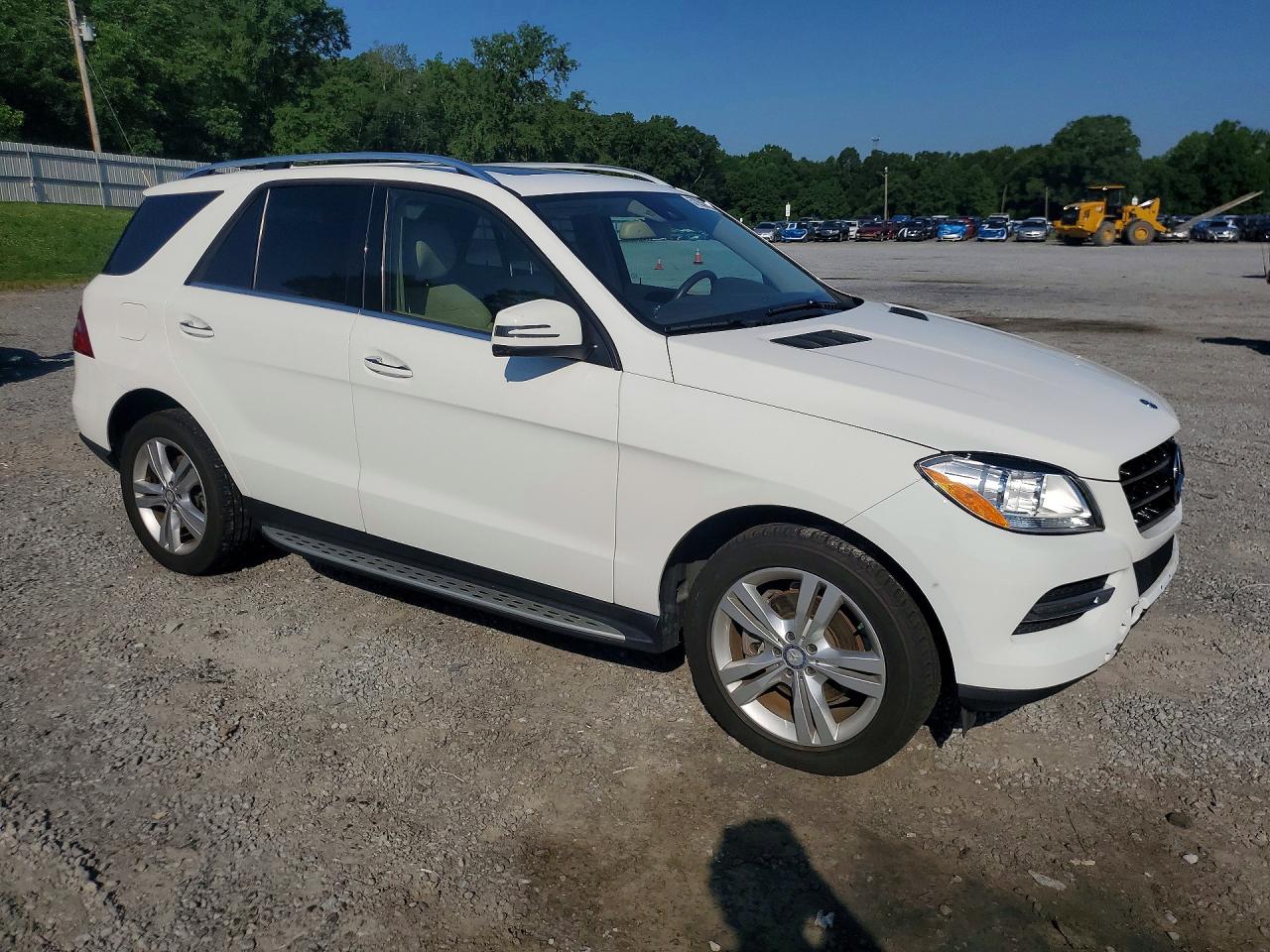 2014 Mercedes-benz Ml 350 4matic Белый vin: 4JGDA5HB3EA373564