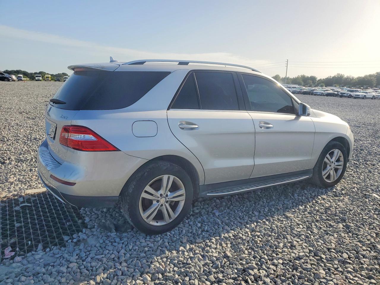 2014 Mercedes-benz Ml 350 4matic Silver vin: 4JGDA5HB3EA378084