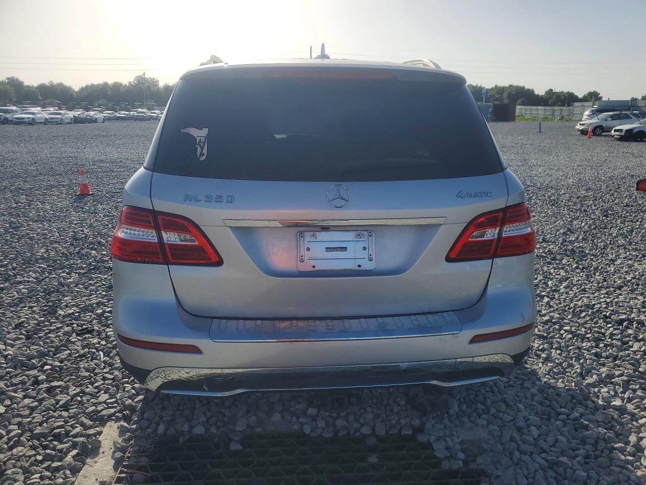 2014 Mercedes-benz Ml 350 4matic Silver vin: 4JGDA5HB3EA378084