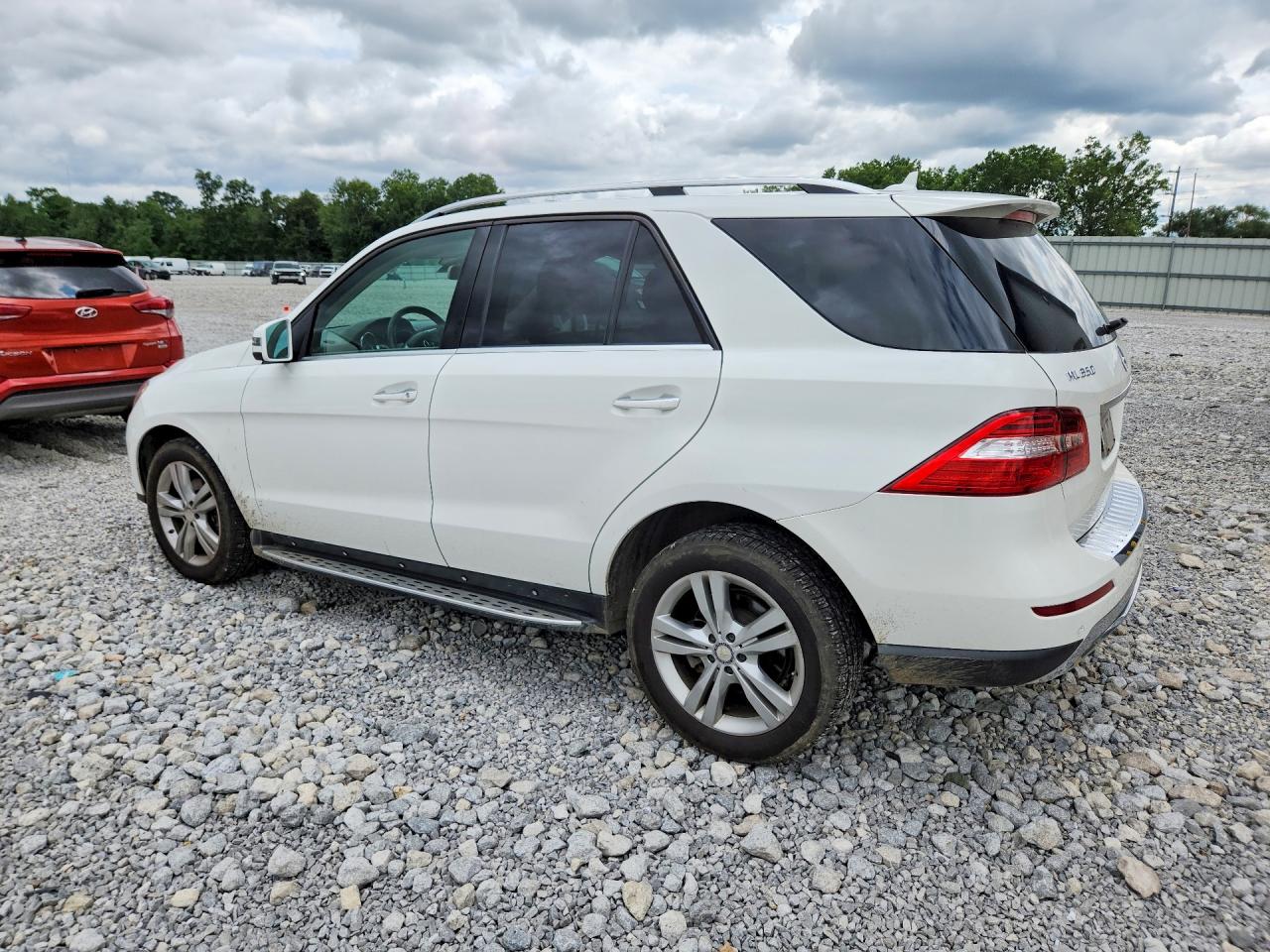 2014 Mercedes-benz Ml 350 4matic Белый vin: 4JGDA5HB3EA378876