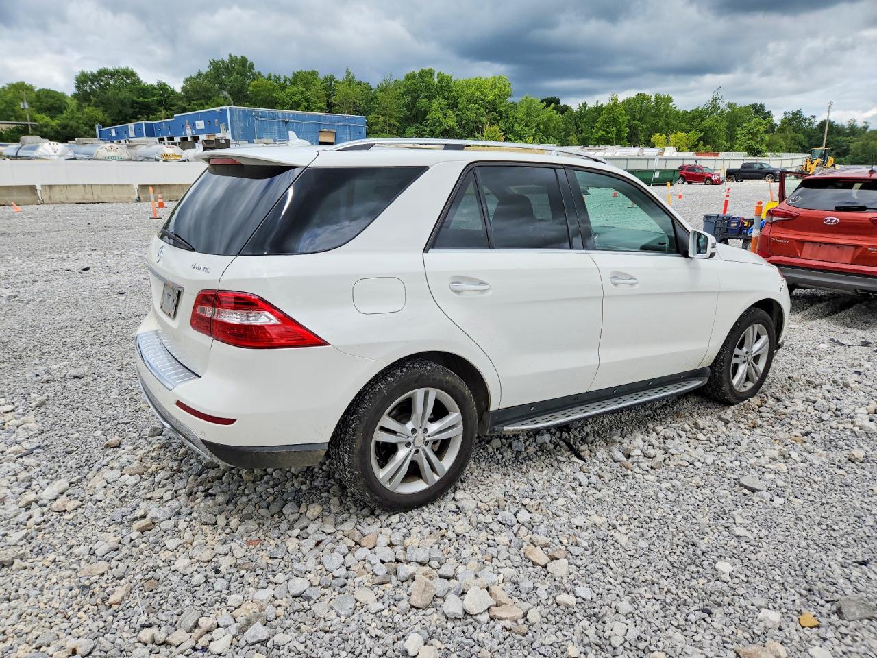 2014 Mercedes-benz Ml 350 4matic Белый vin: 4JGDA5HB3EA378876