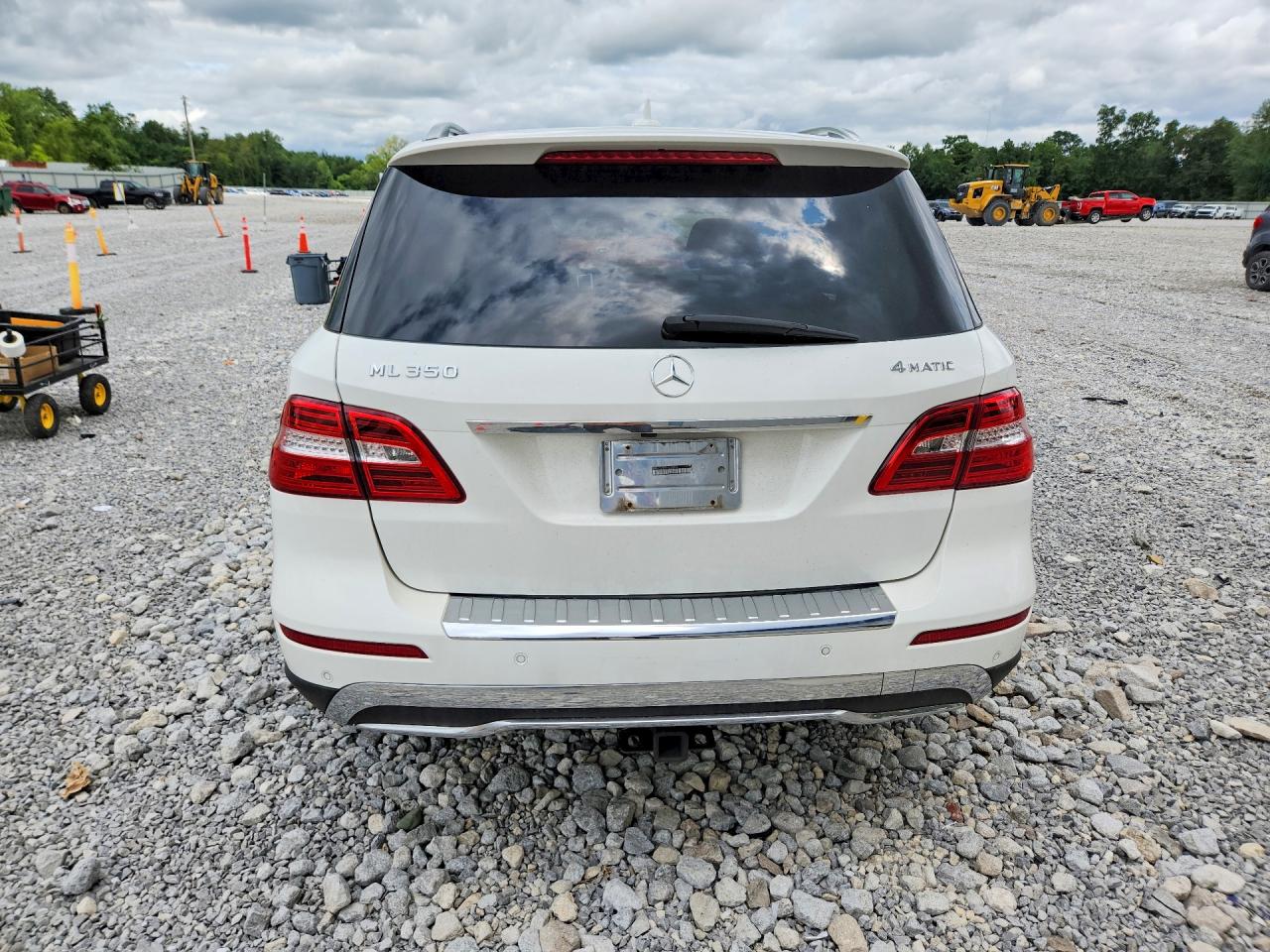 2014 Mercedes-benz Ml 350 4matic Белый vin: 4JGDA5HB3EA378876
