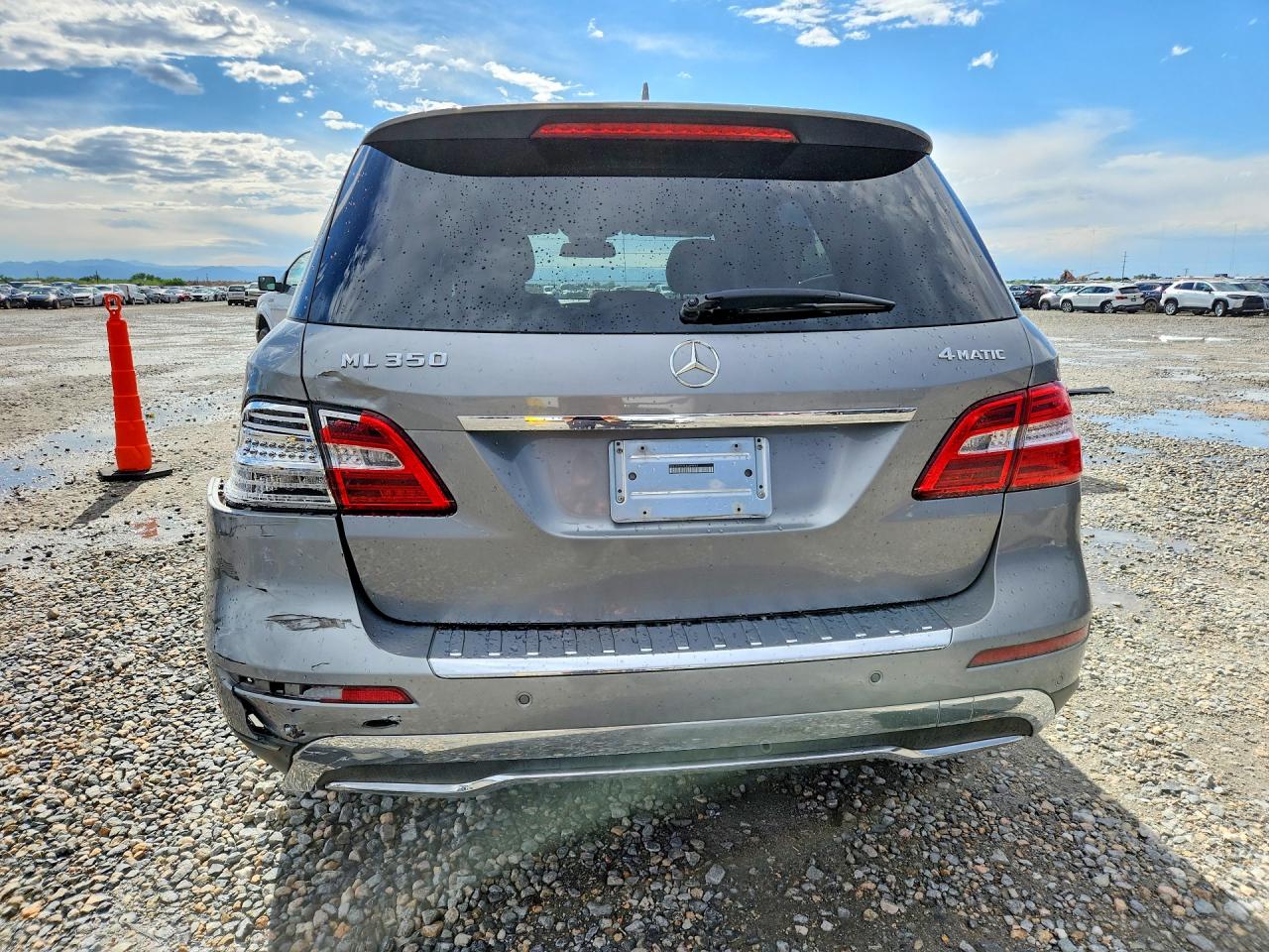 2014 Mercedes-benz Ml 350 4matic Silver vin: 4JGDA5HB3EA389893