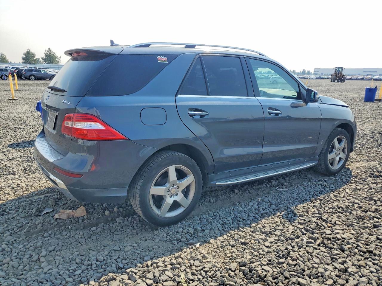2014 Mercedes-benz Ml 350 4matic Charcoal vin: 4JGDA5HB3EA433133