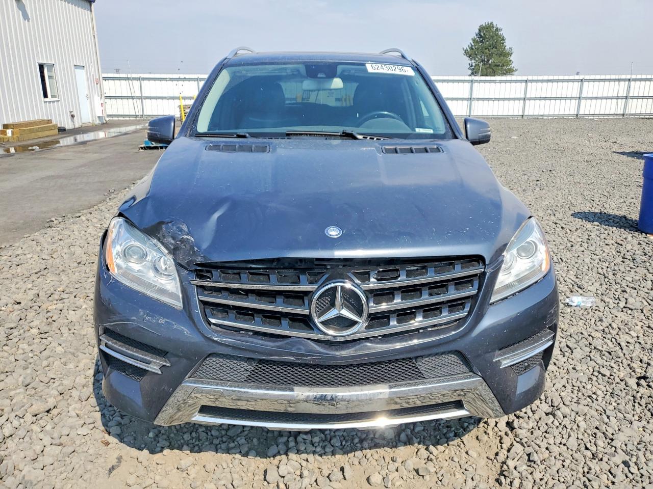 2014 Mercedes-benz Ml 350 4matic Charcoal vin: 4JGDA5HB3EA433133