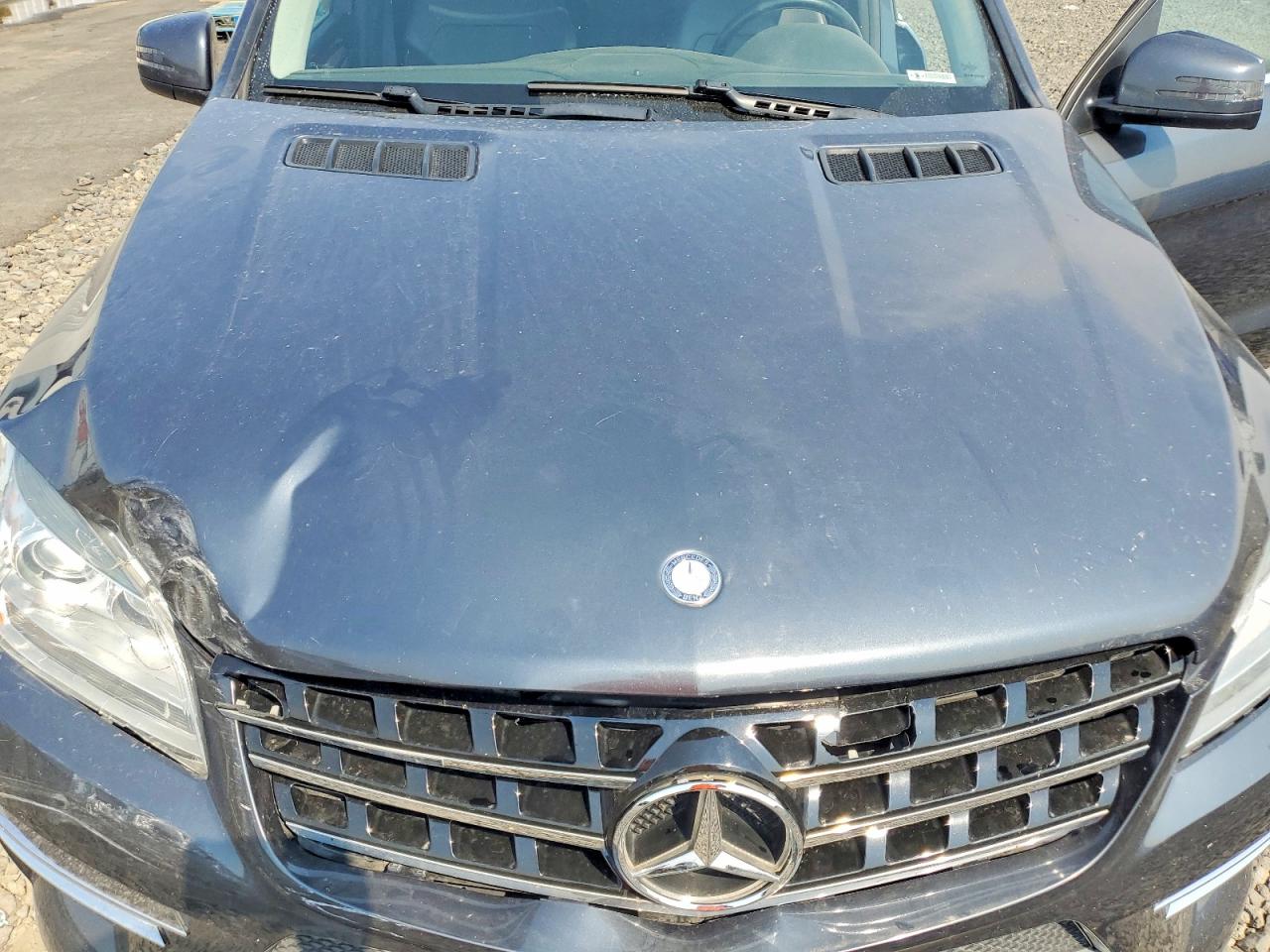 2014 Mercedes-benz Ml 350 4matic Charcoal vin: 4JGDA5HB3EA433133