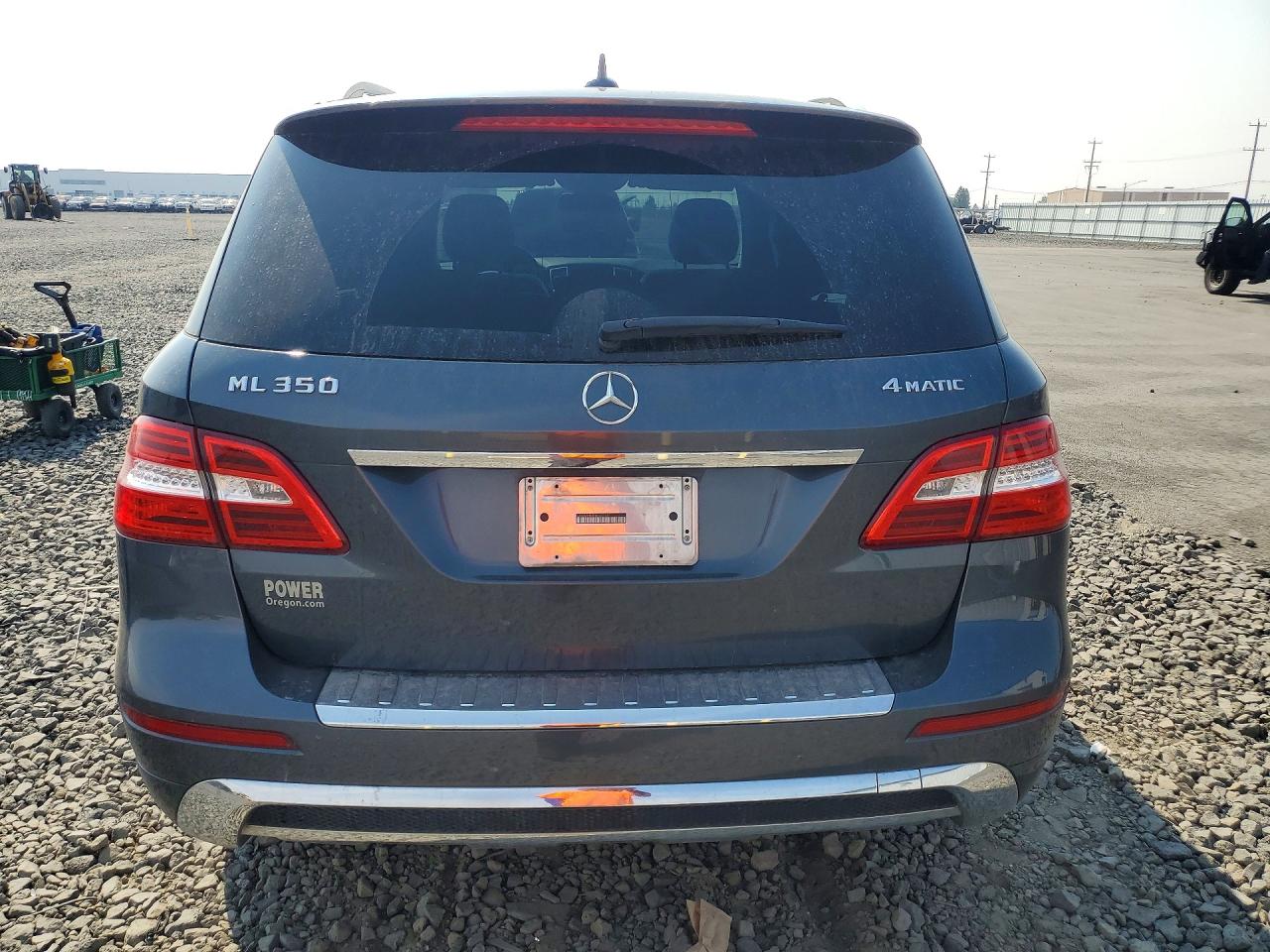 2014 Mercedes-benz Ml 350 4matic Charcoal vin: 4JGDA5HB3EA433133