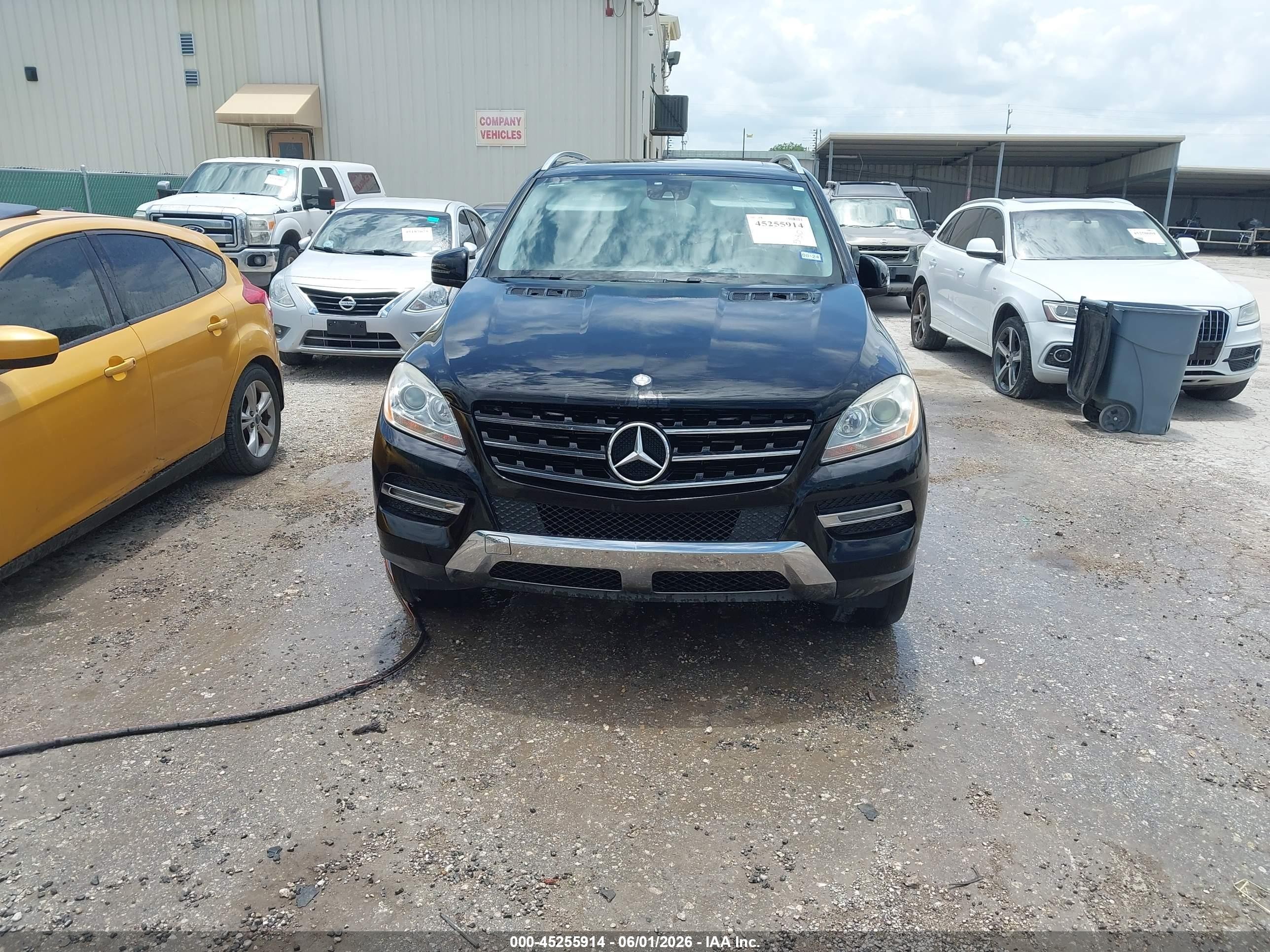 2015 Mercedes-benz Ml 350 4matic Black vin: 4JGDA5HB3FA490689