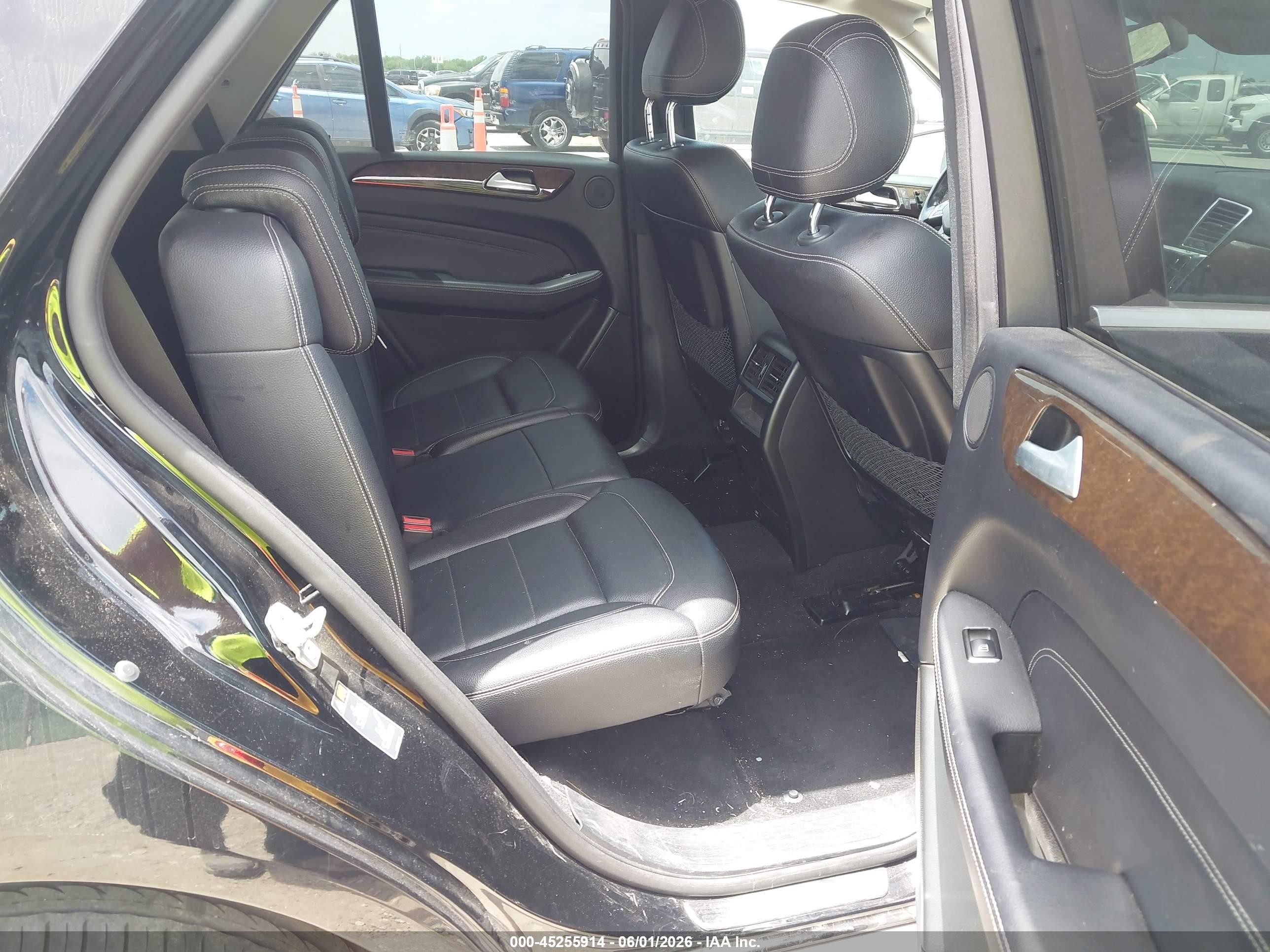 2015 Mercedes-benz Ml 350 4matic Black vin: 4JGDA5HB3FA490689