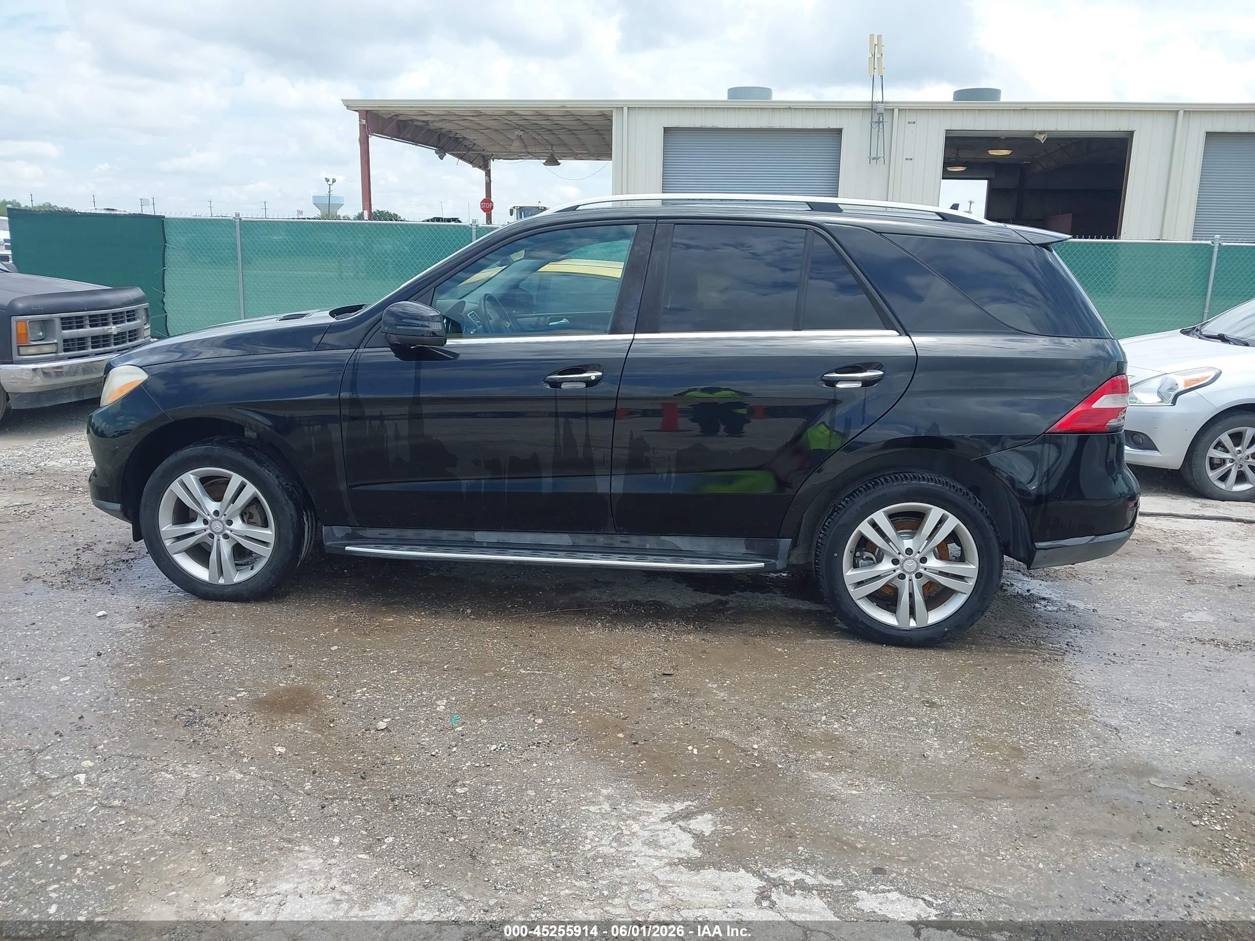 2015 Mercedes-benz Ml 350 4matic Black vin: 4JGDA5HB3FA490689