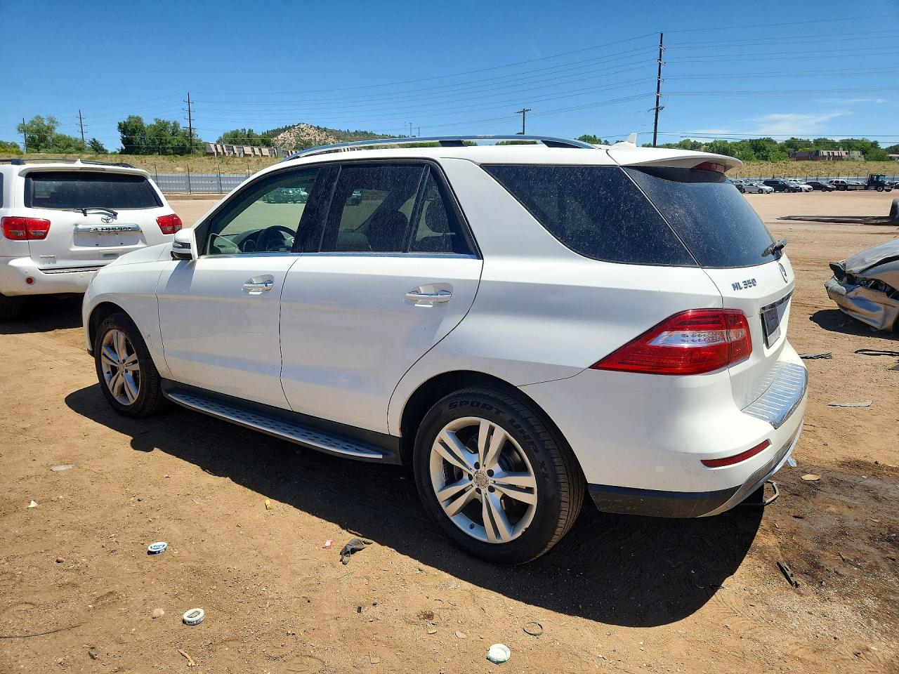 2015 Mercedes-benz Ml 350 4matic Белый vin: 4JGDA5HB3FA495892