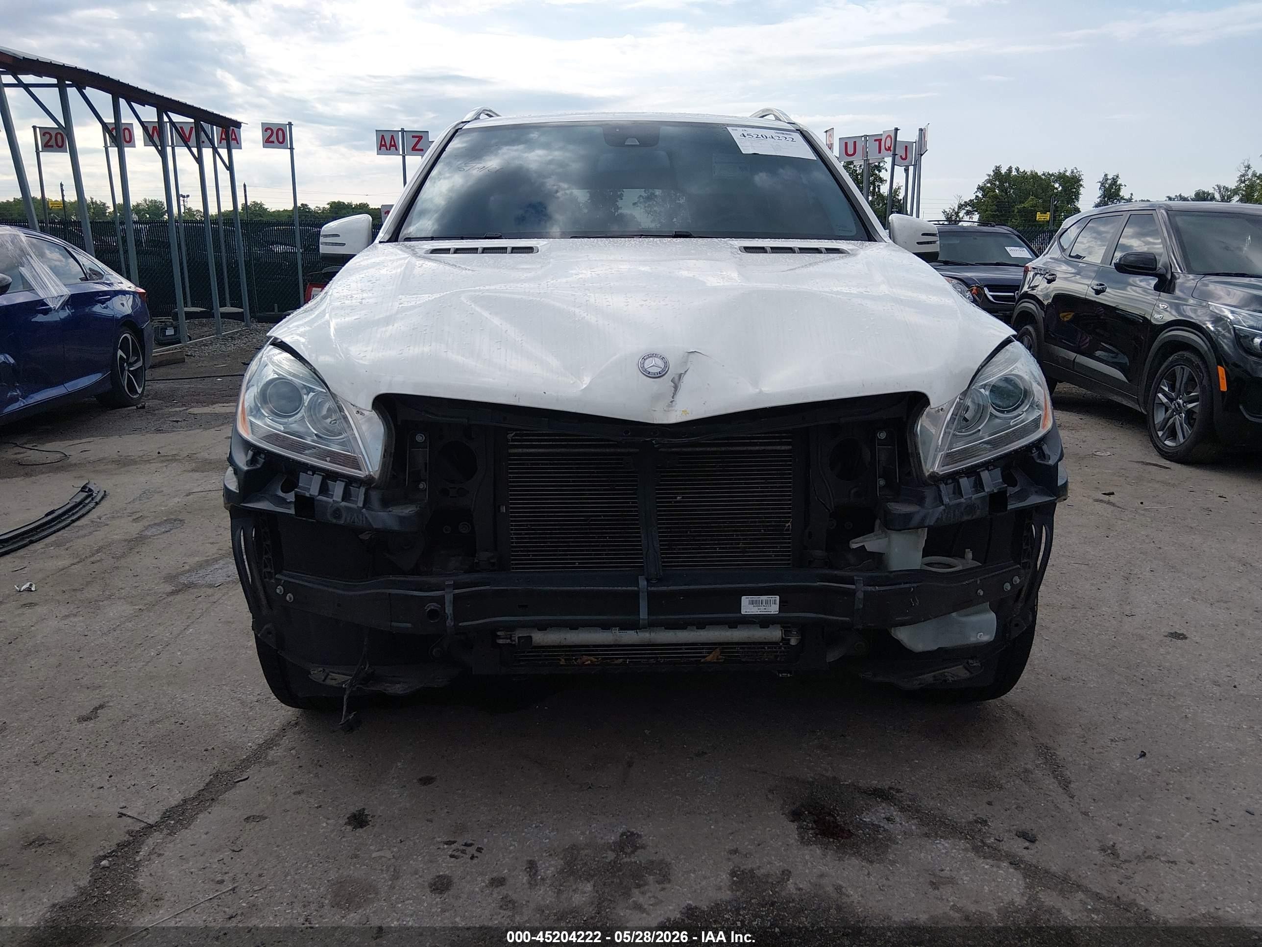 2015 Mercedes-benz Ml 350 4matic White vin: 4JGDA5HB3FA497643