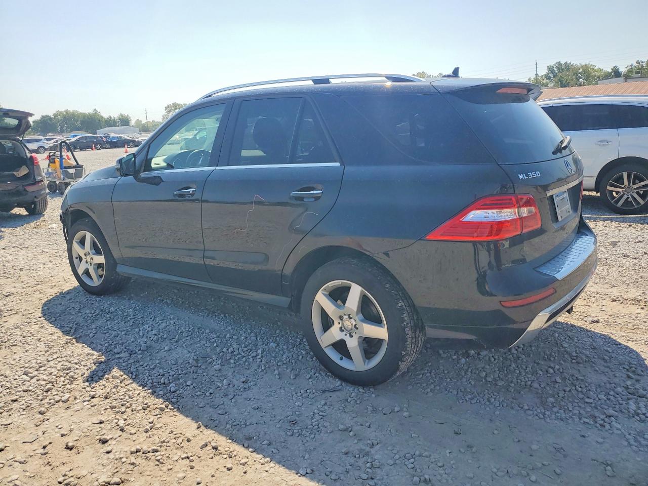2015 Mercedes-benz Ml 350 4matic Black vin: 4JGDA5HB3FA559476