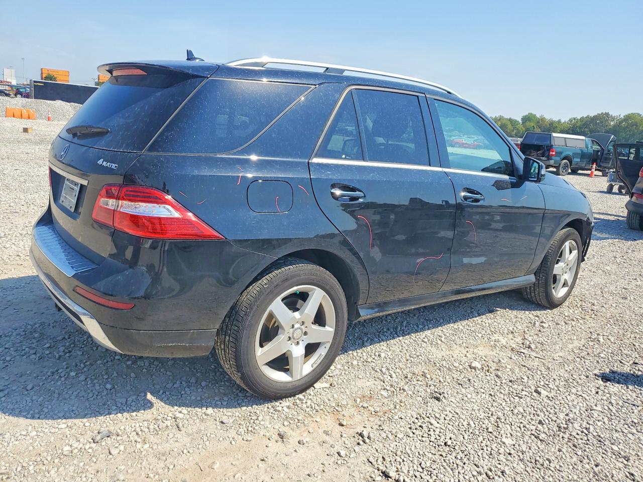 2015 Mercedes-benz Ml 350 4matic Black vin: 4JGDA5HB3FA559476