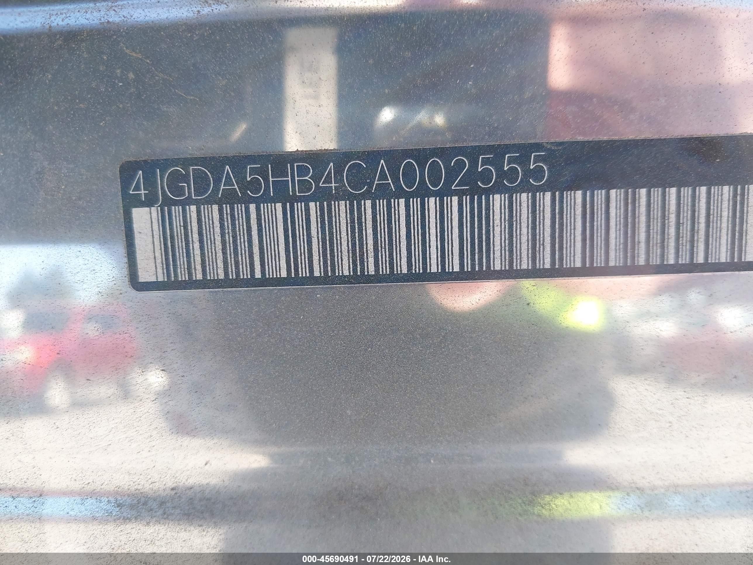 2012 Mercedes-benz Ml 350 4matic Gray vin: 4JGDA5HB4CA002555