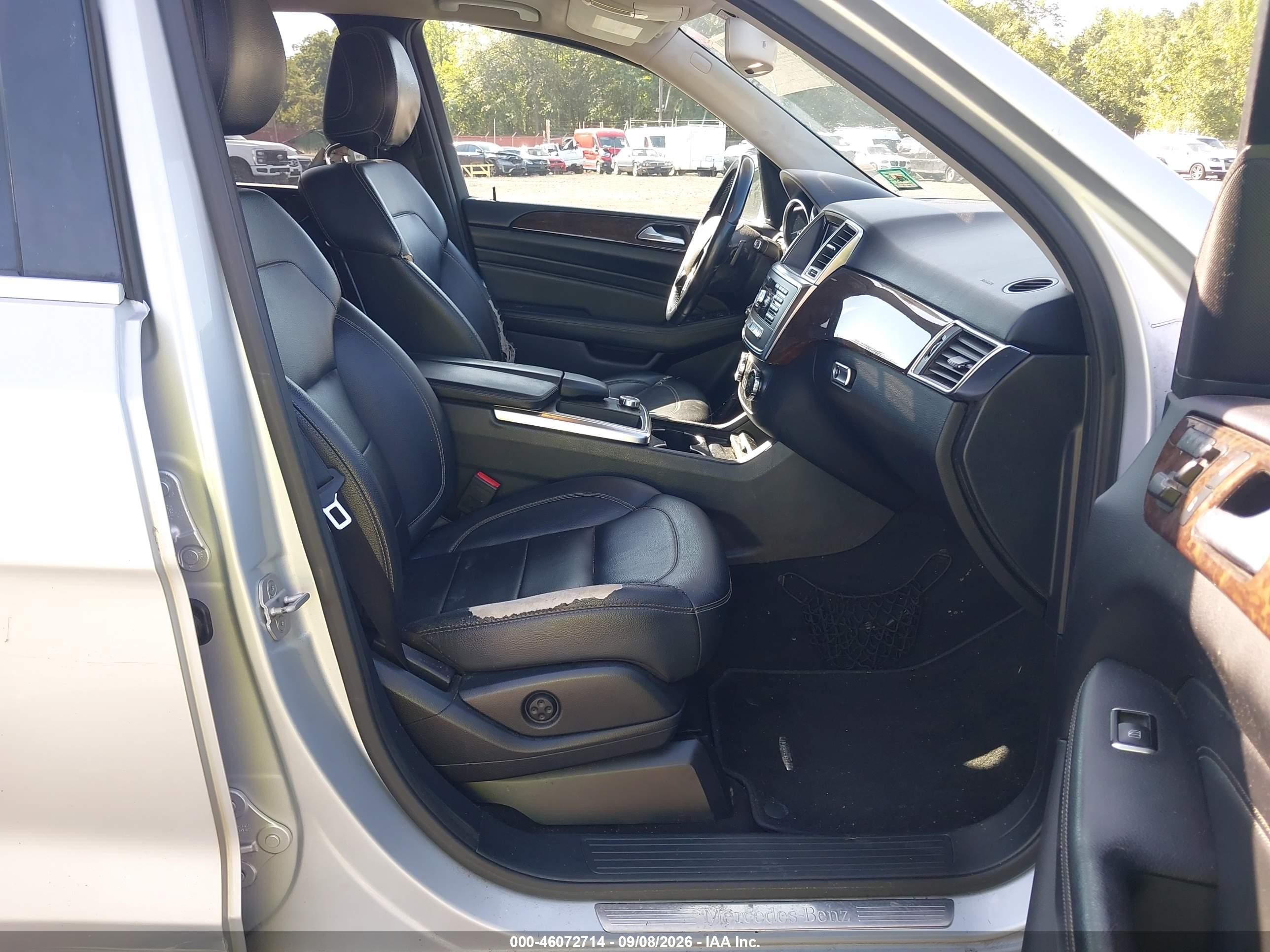 2012 Mercedes-benz Ml 350 4matic Silver vin: 4JGDA5HB4CA004211