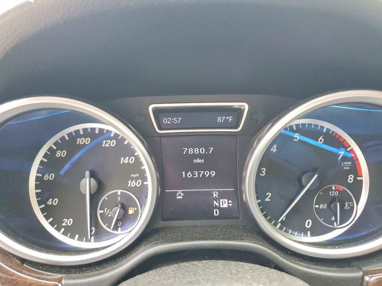 2012 Mercedes-benz Ml 350 4matic Charcoal vin: 4JGDA5HB4CA006850