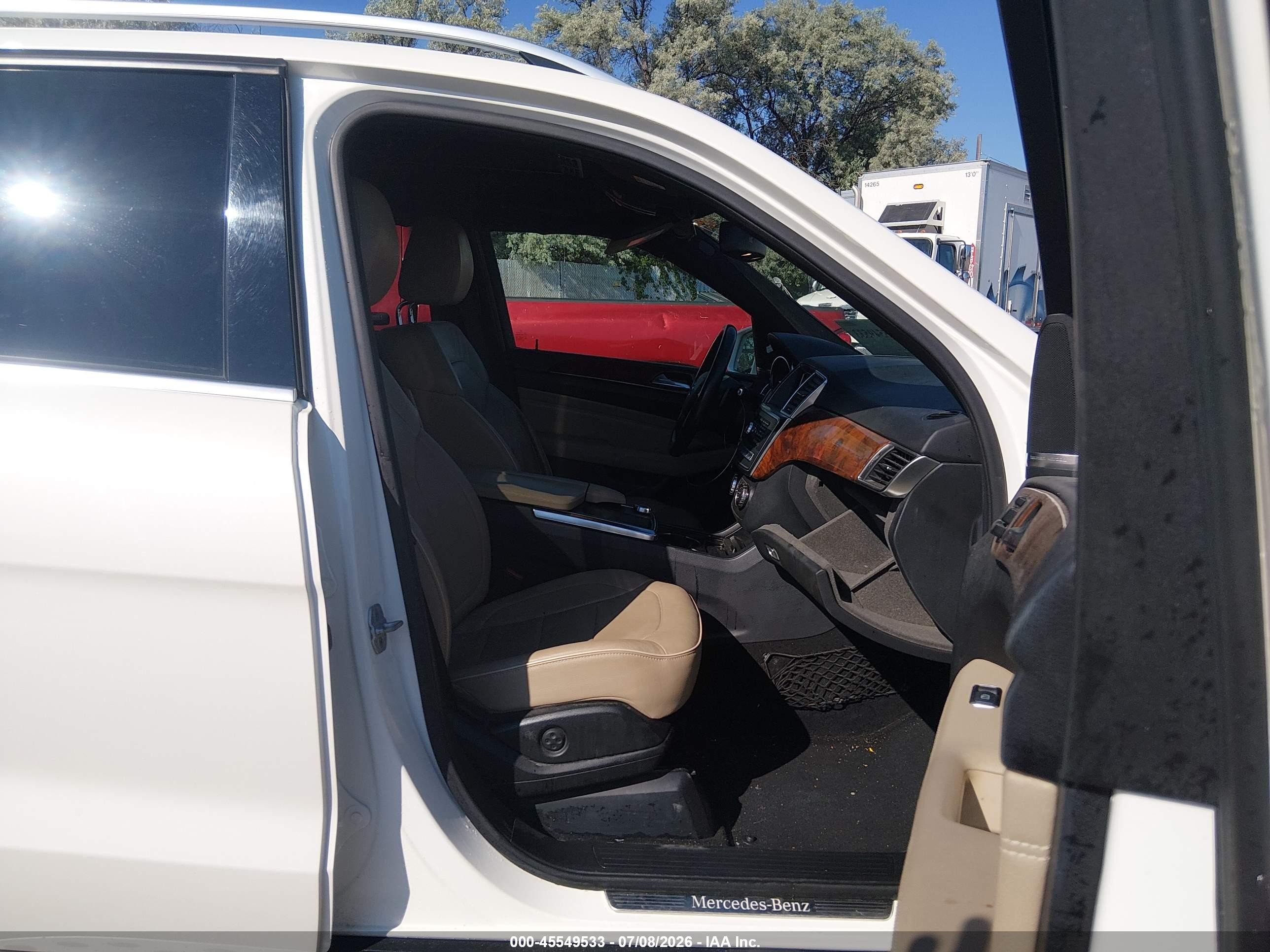 2012 Mercedes-benz Ml 350 4matic White vin: 4JGDA5HB4CA018240