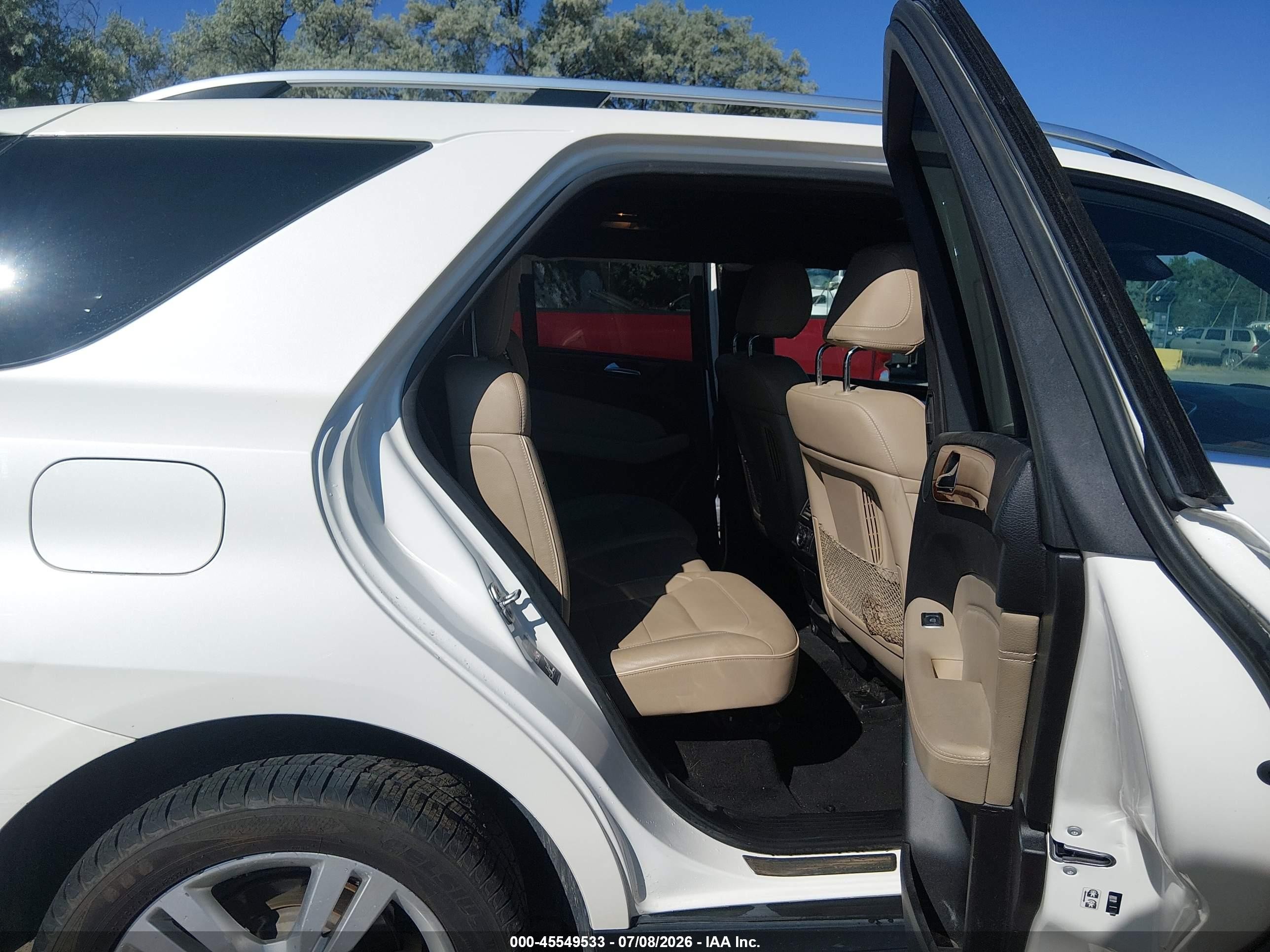 2012 Mercedes-benz Ml 350 4matic White vin: 4JGDA5HB4CA018240