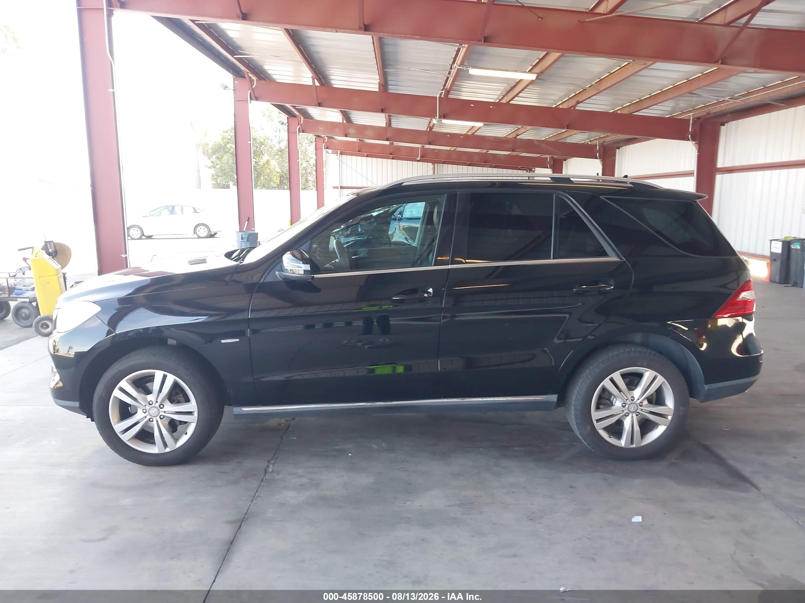 2012 Mercedes-benz Ml 350 4matic Черный vin: 4JGDA5HB4CA026838