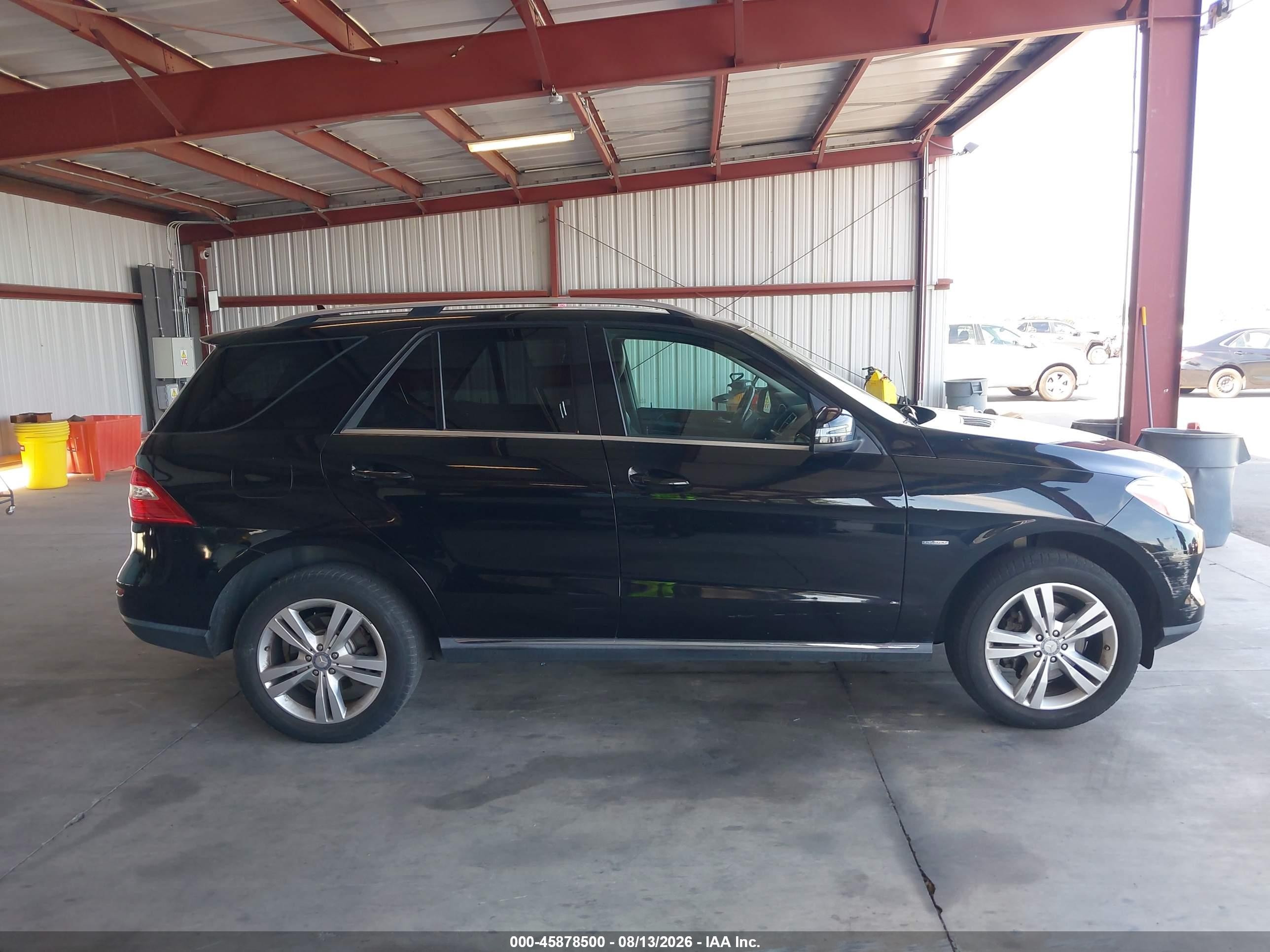 2012 Mercedes-benz Ml 350 4matic Черный vin: 4JGDA5HB4CA026838