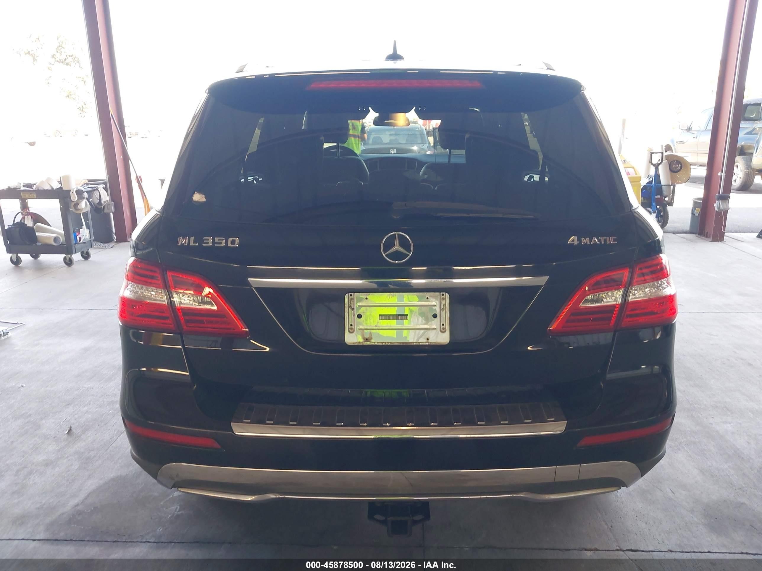2012 Mercedes-benz Ml 350 4matic Черный vin: 4JGDA5HB4CA026838