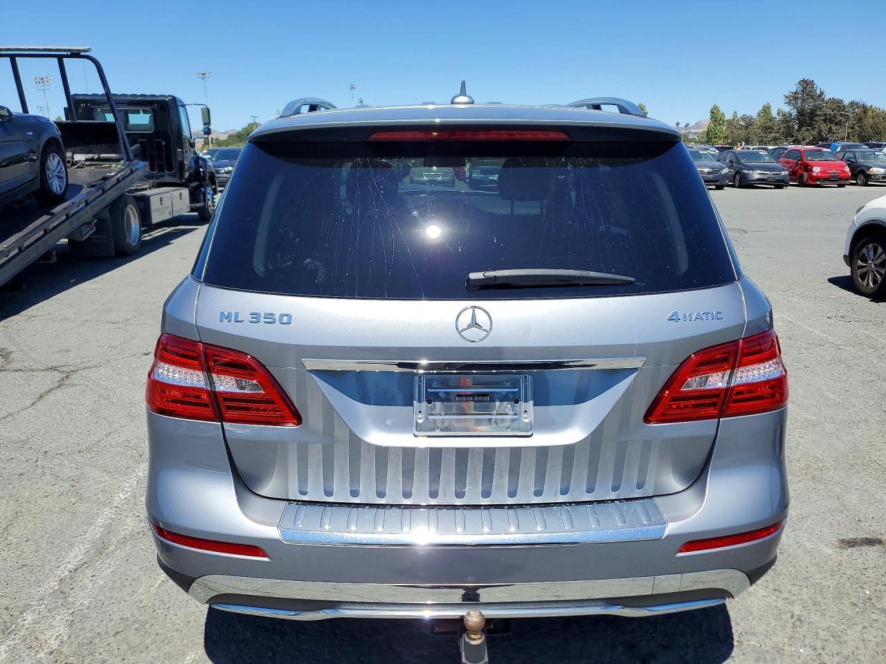 2012 Mercedes-benz Ml 350 4matic Silver vin: 4JGDA5HB4CA028489