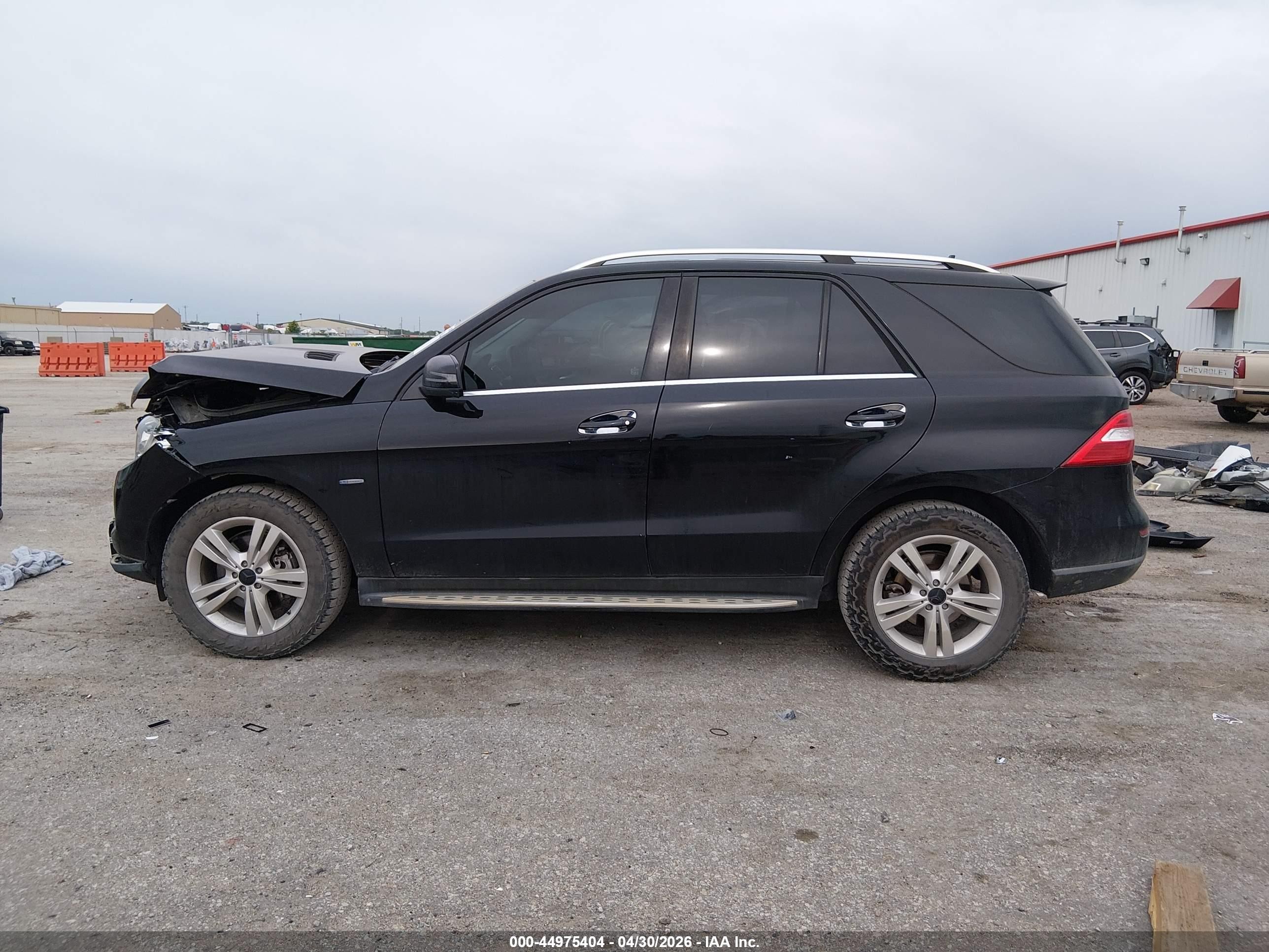 2012 Mercedes-benz Ml 350 4matic Black vin: 4JGDA5HB4CA034745