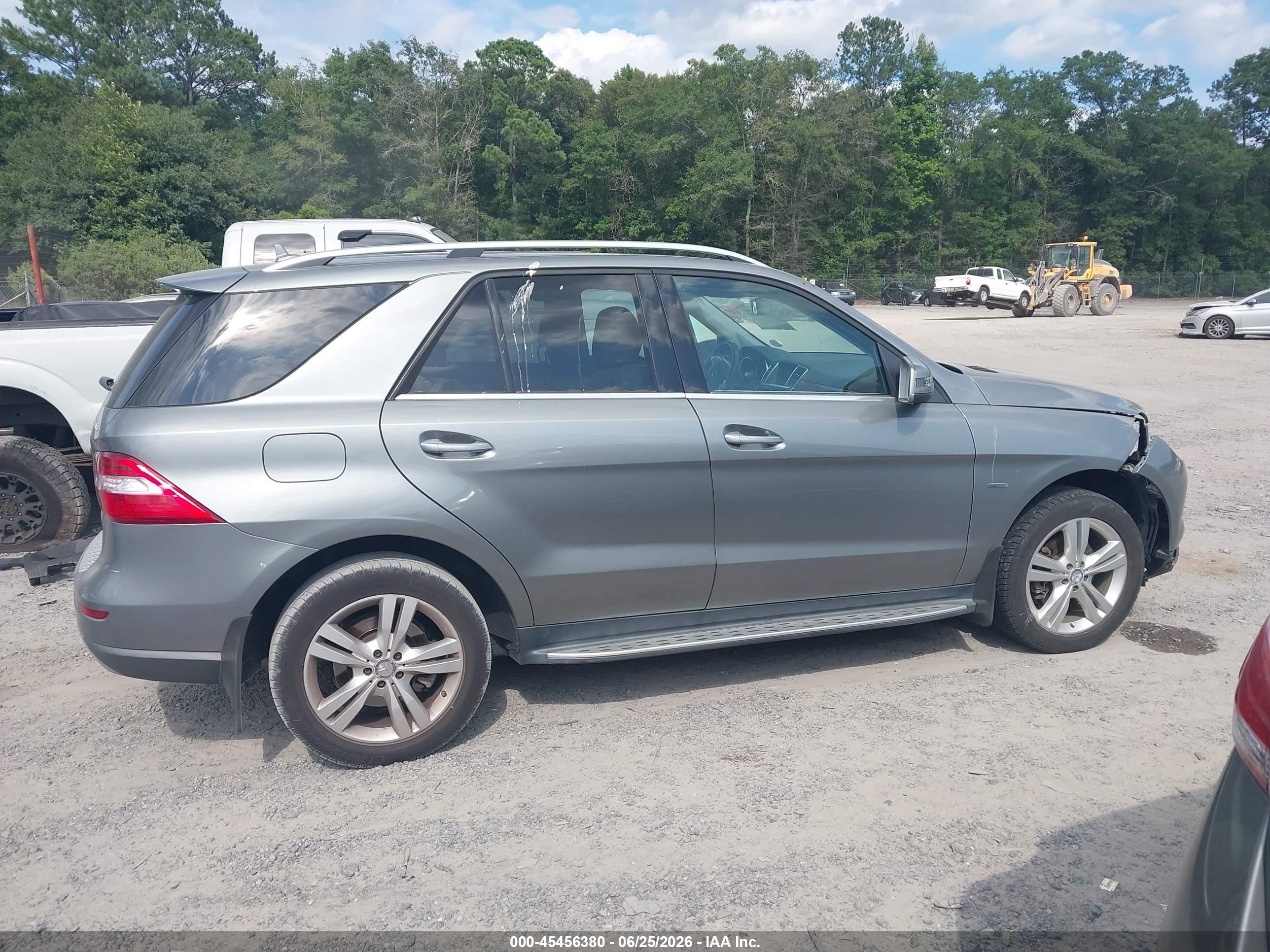 2012 Mercedes-benz Ml 350 4matic Gray vin: 4JGDA5HB4CA067096