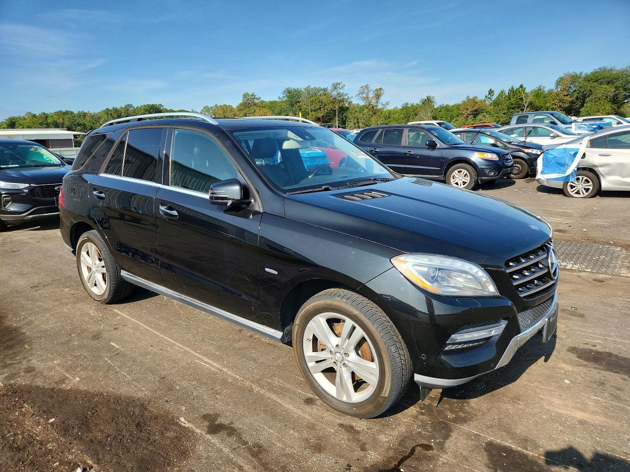 2012 Mercedes-benz Ml 350 4matic Black vin: 4JGDA5HB4CA079104