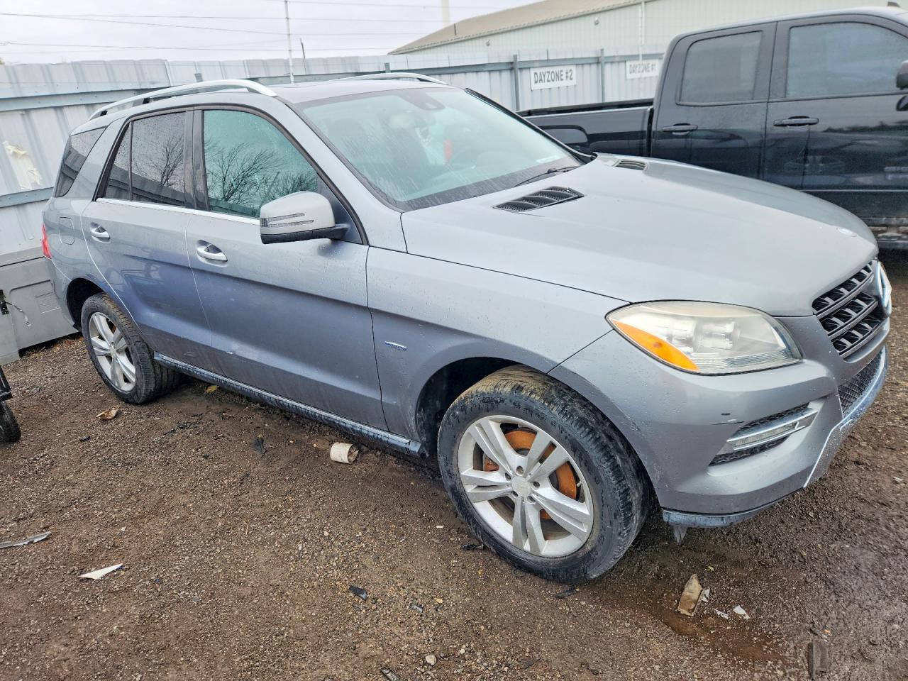 2012 Mercedes-benz Ml 350 4matic Серый vin: 4JGDA5HB4CA088529