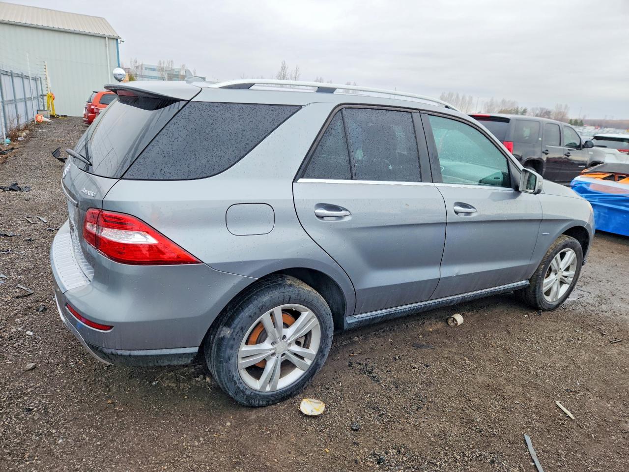 2012 Mercedes-benz Ml 350 4matic Серый vin: 4JGDA5HB4CA088529