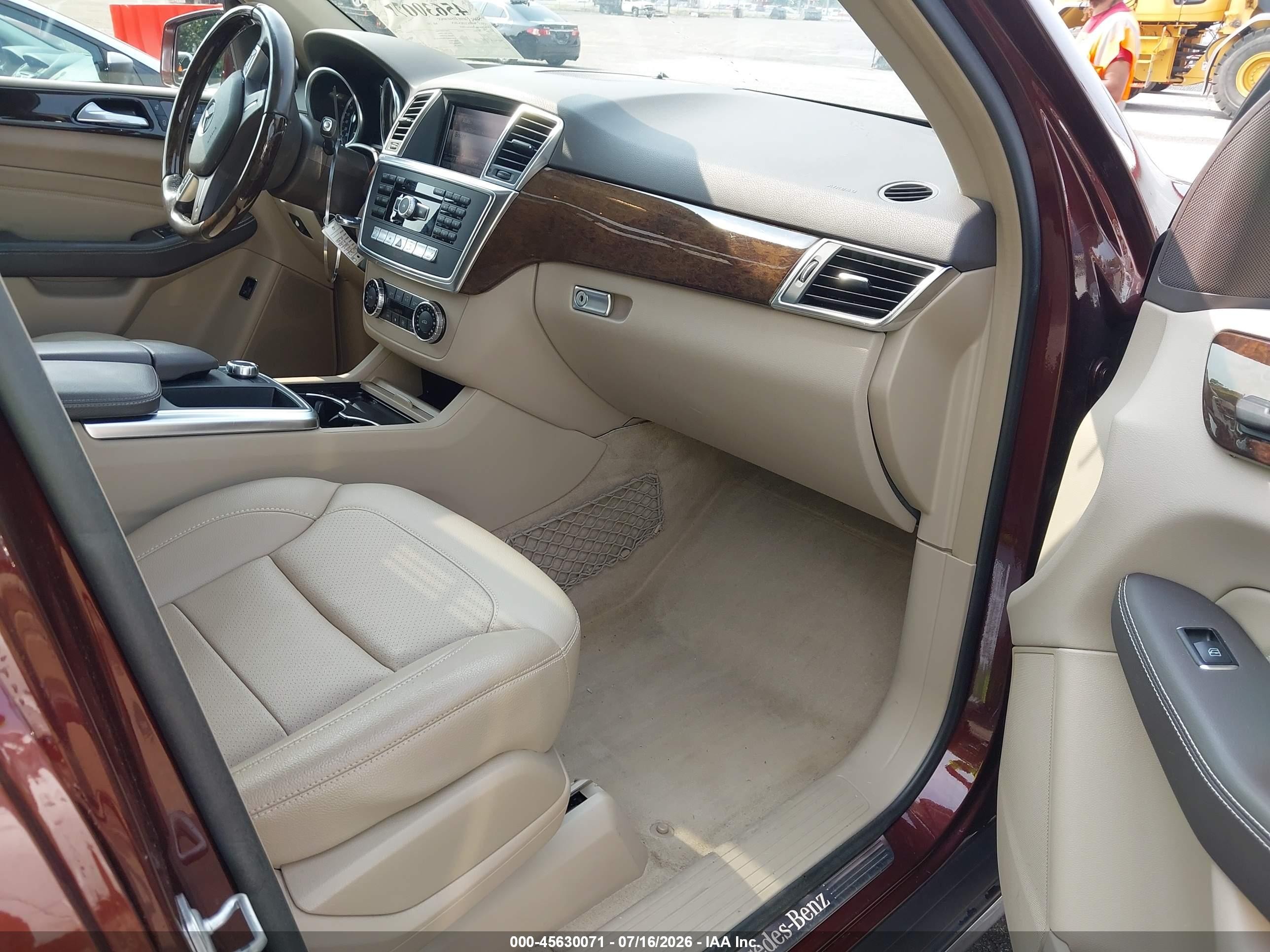 2013 Mercedes-benz Ml 350 4matic Burgundy vin: 4JGDA5HB4DA139609