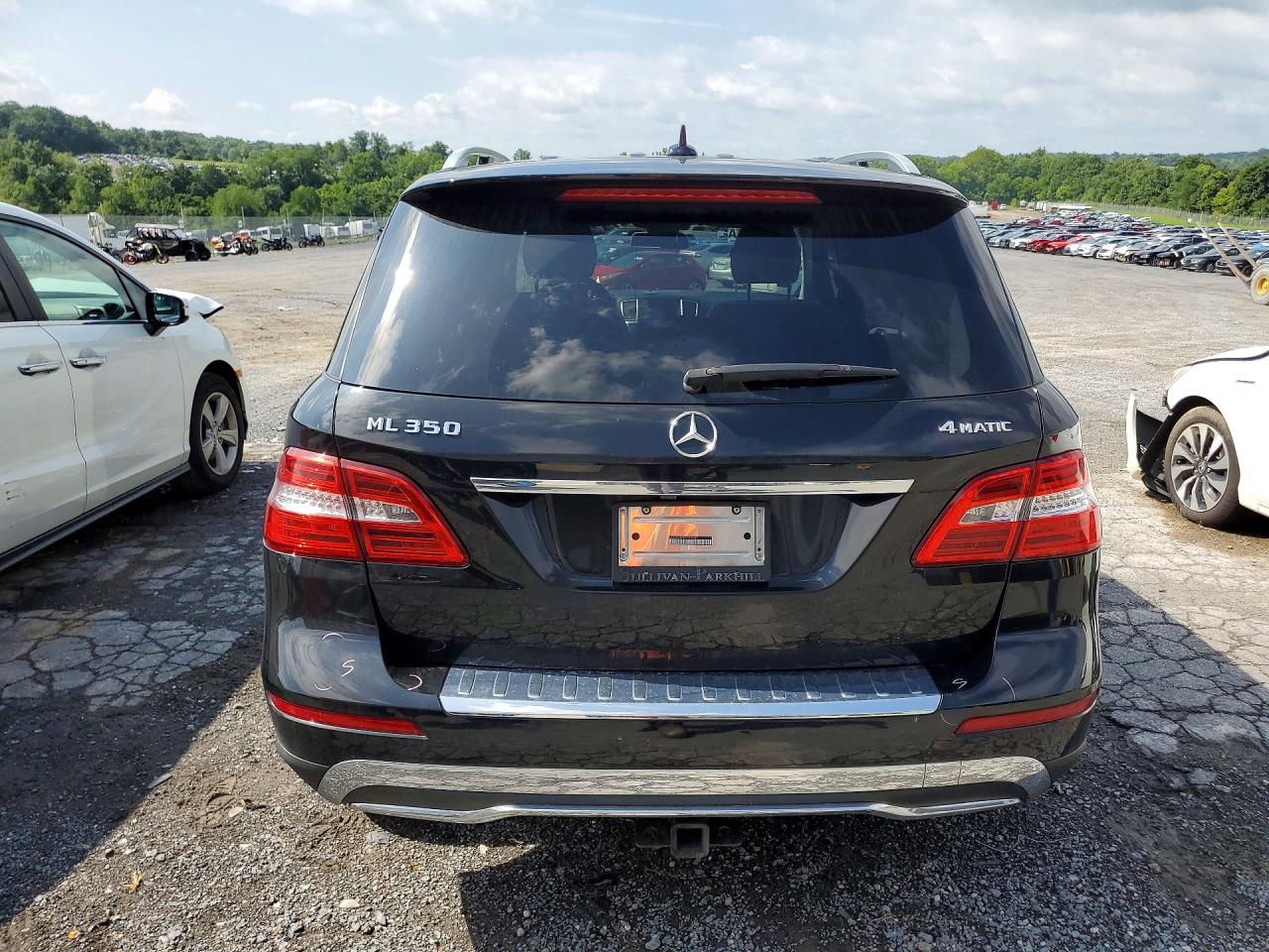 2013 Mercedes-benz Ml 350 4matic Black vin: 4JGDA5HB4DA140680