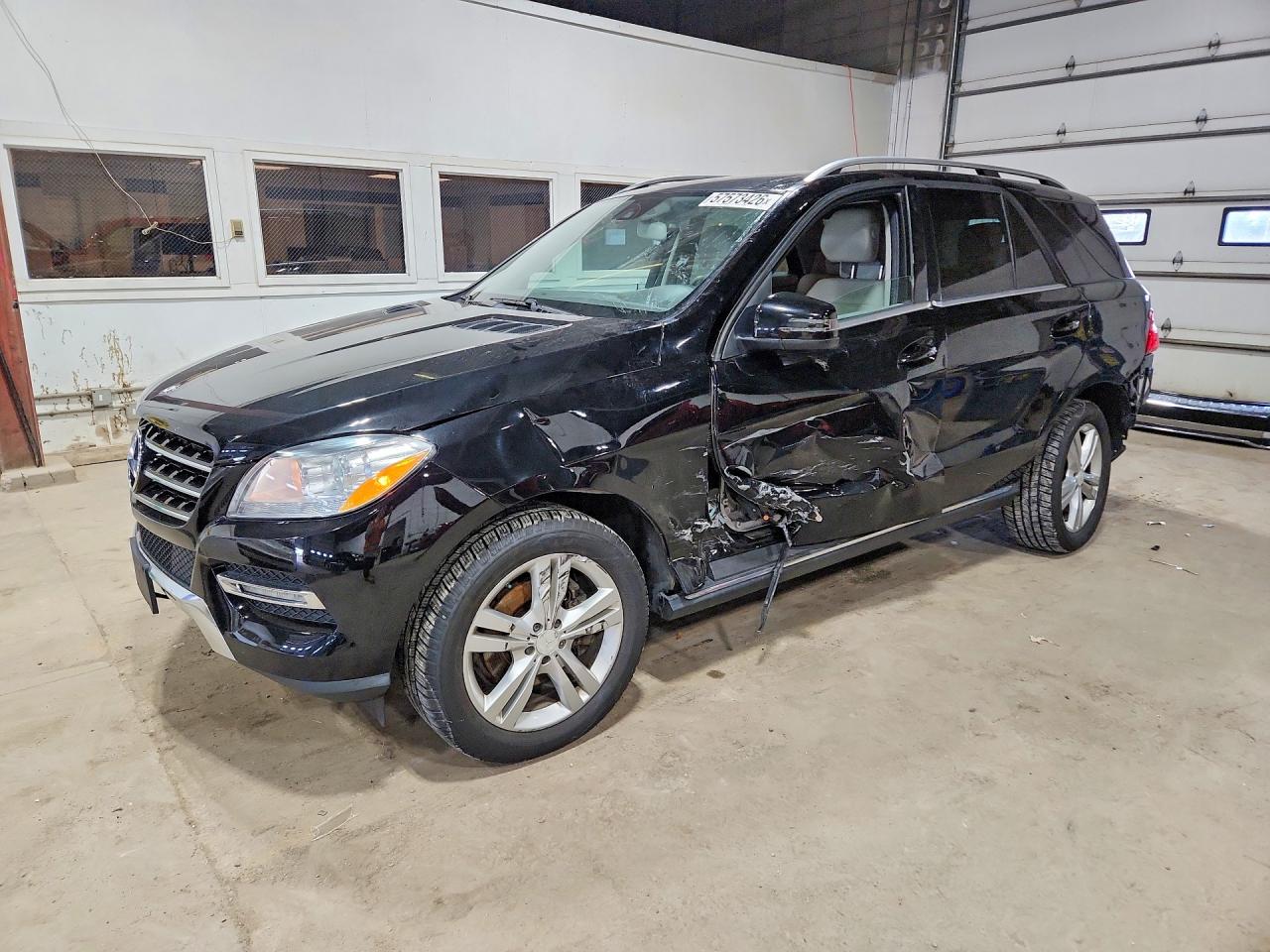 2013 Mercedes-benz Ml 350 4matic Black vin: 4JGDA5HB4DA171752