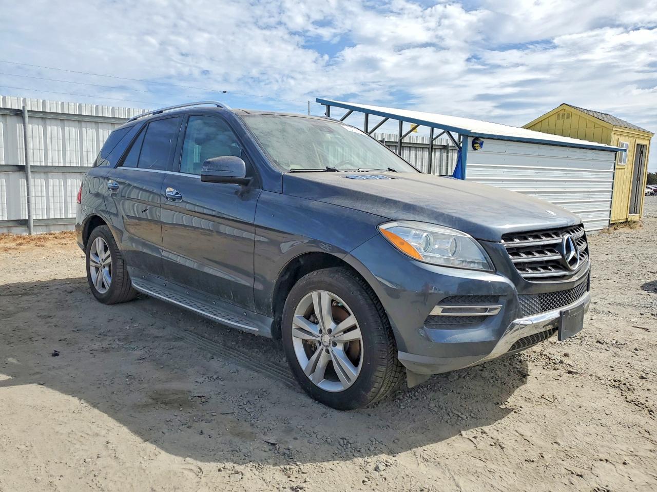 2013 Mercedes-benz Ml 350 4matic Charcoal vin: 4JGDA5HB4DA200814