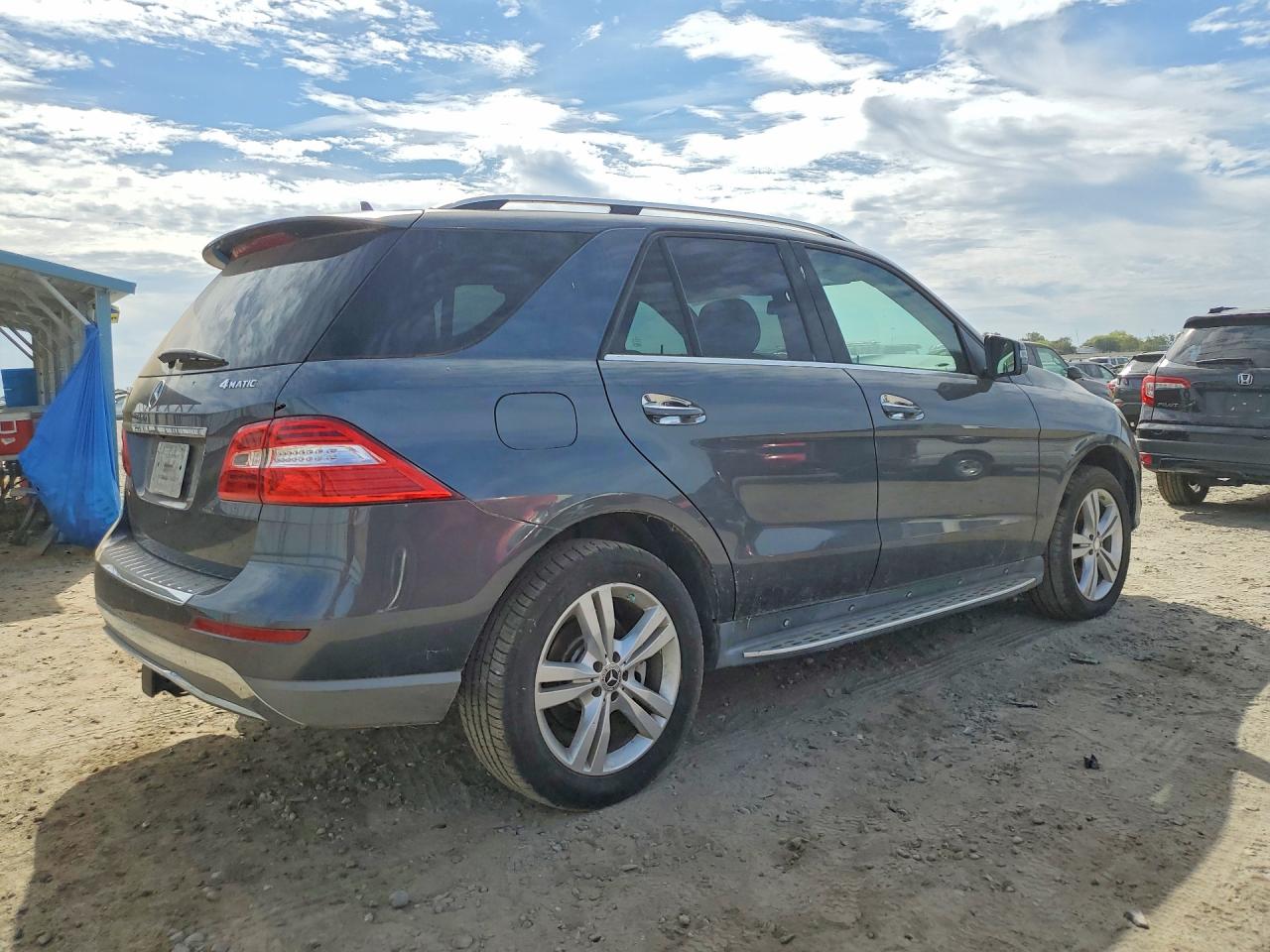 2013 Mercedes-benz Ml 350 4matic Charcoal vin: 4JGDA5HB4DA200814