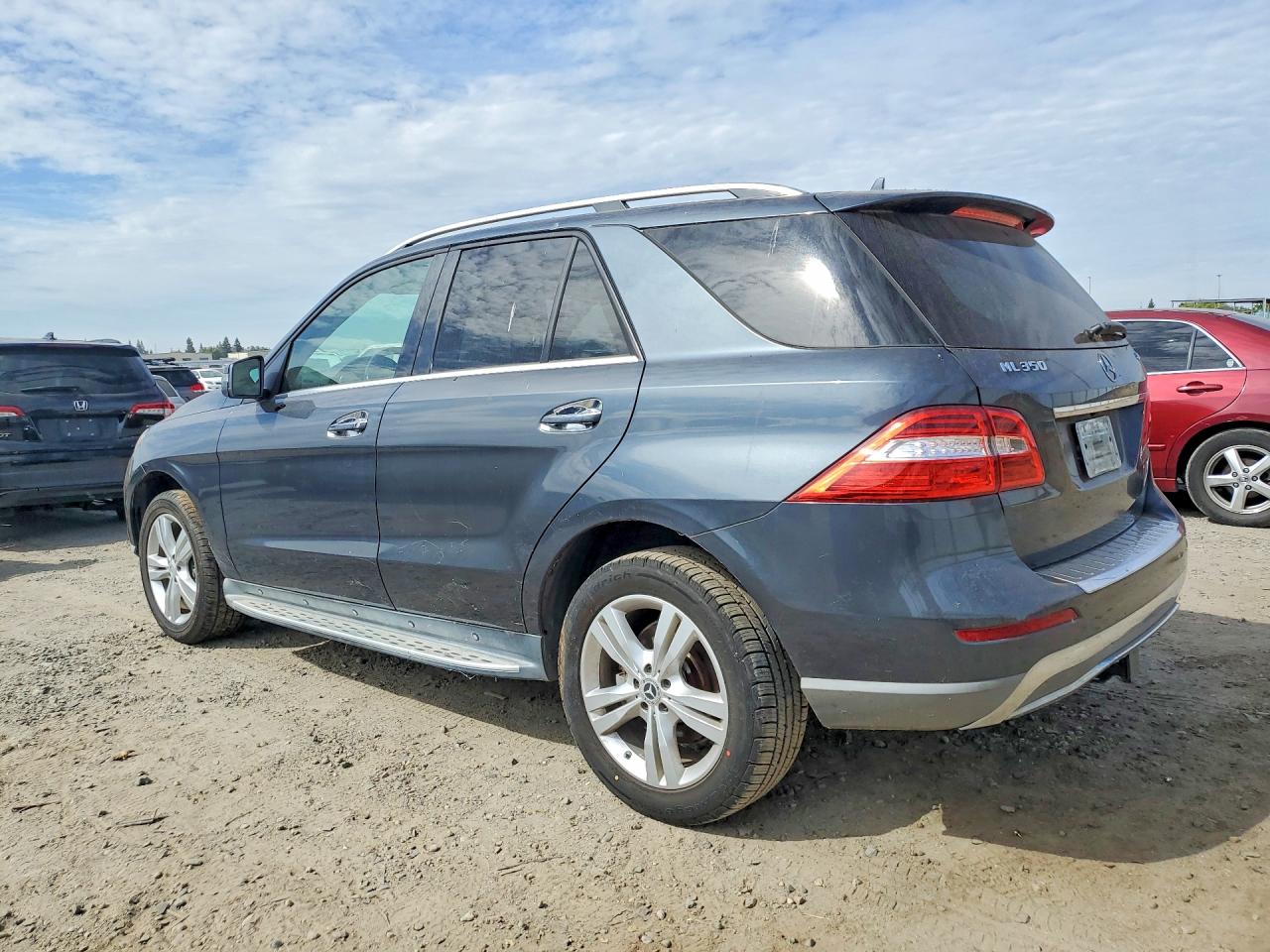 2013 Mercedes-benz Ml 350 4matic Charcoal vin: 4JGDA5HB4DA200814