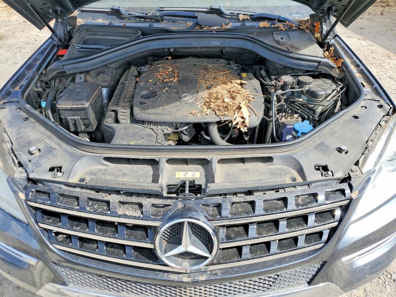 2013 Mercedes-benz Ml 350 4matic Charcoal vin: 4JGDA5HB4DA200814