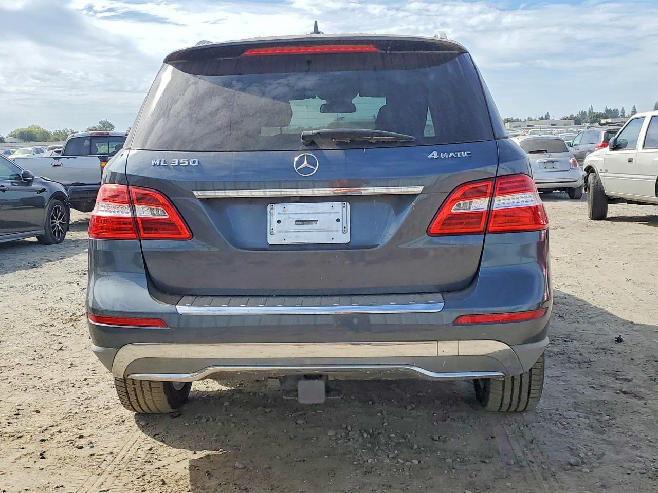 2013 Mercedes-benz Ml 350 4matic Charcoal vin: 4JGDA5HB4DA200814