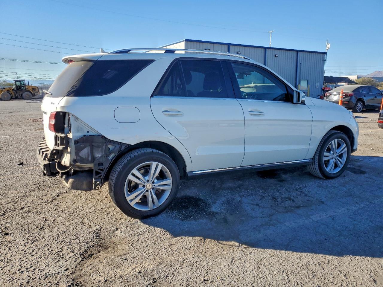 2013 Mercedes-benz Ml 350 4matic White vin: 4JGDA5HB4DA211781