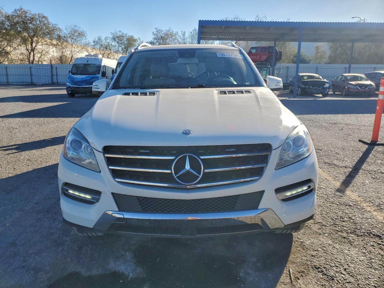 2013 Mercedes-benz Ml 350 4matic White vin: 4JGDA5HB4DA211781