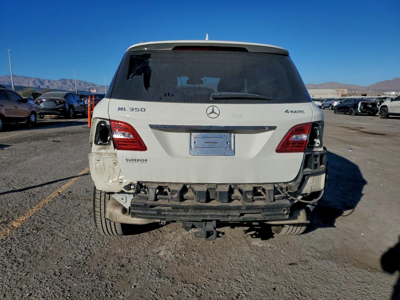 2013 Mercedes-benz Ml 350 4matic White vin: 4JGDA5HB4DA211781