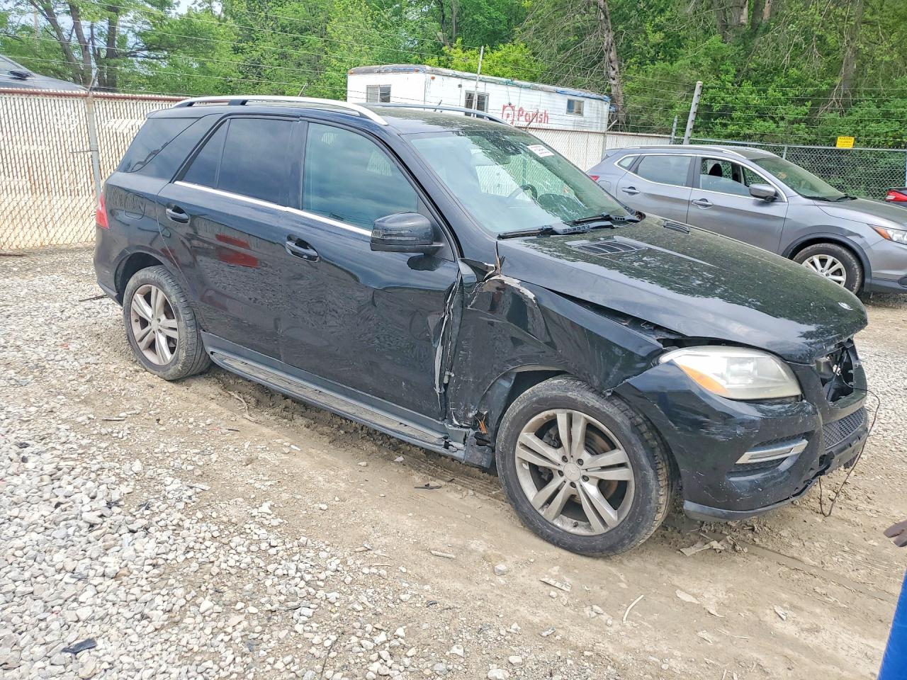 2013 Mercedes-benz Ml 350 4matic Black vin: 4JGDA5HB4DA227589
