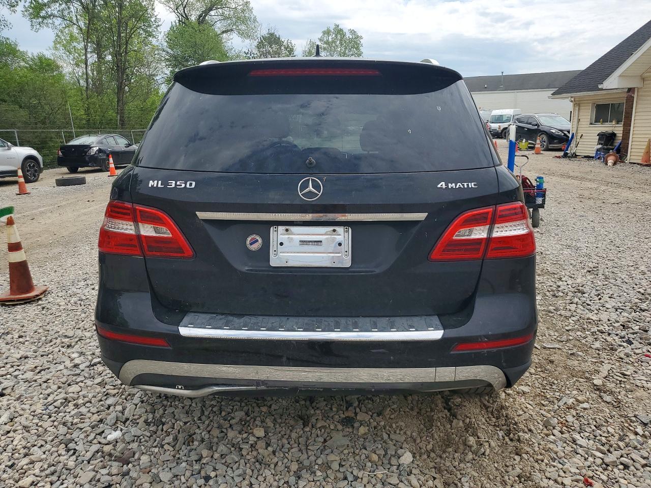 2013 Mercedes-benz Ml 350 4matic Black vin: 4JGDA5HB4DA227589