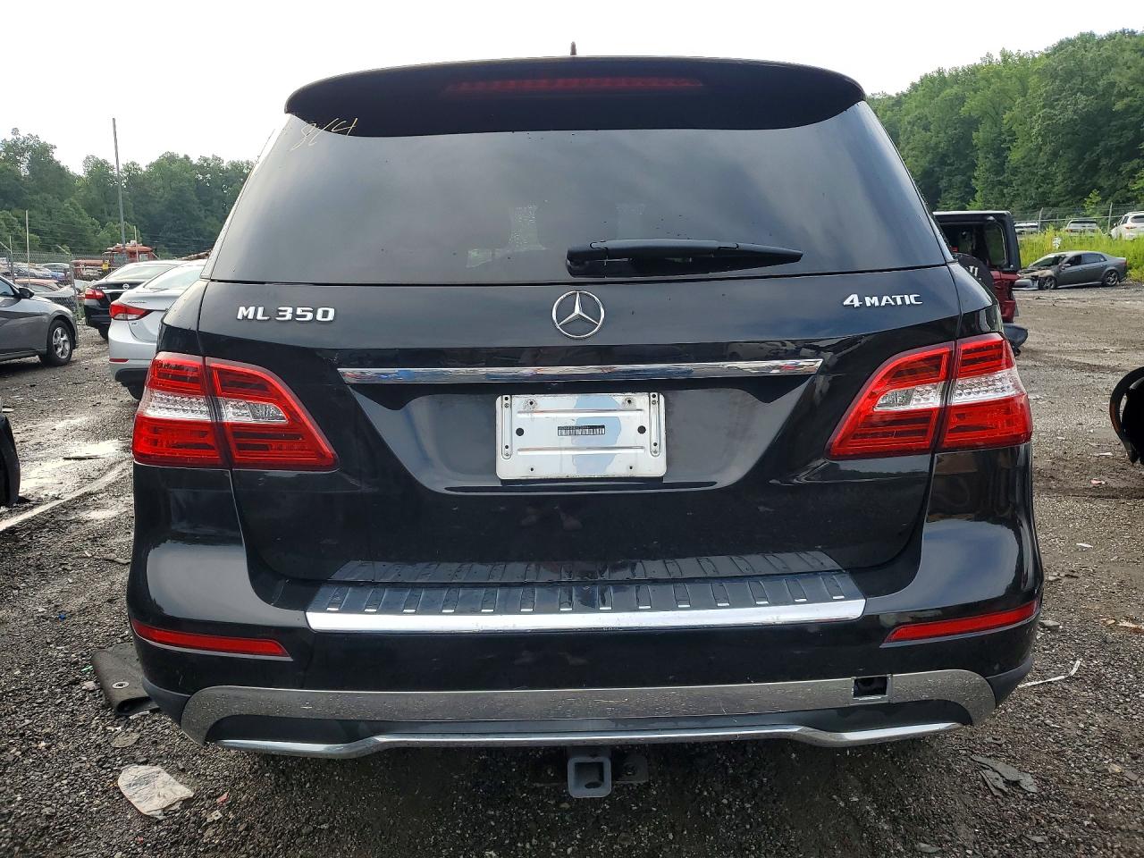 2013 Mercedes-benz Ml 350 4matic Черный vin: 4JGDA5HB4DA230556
