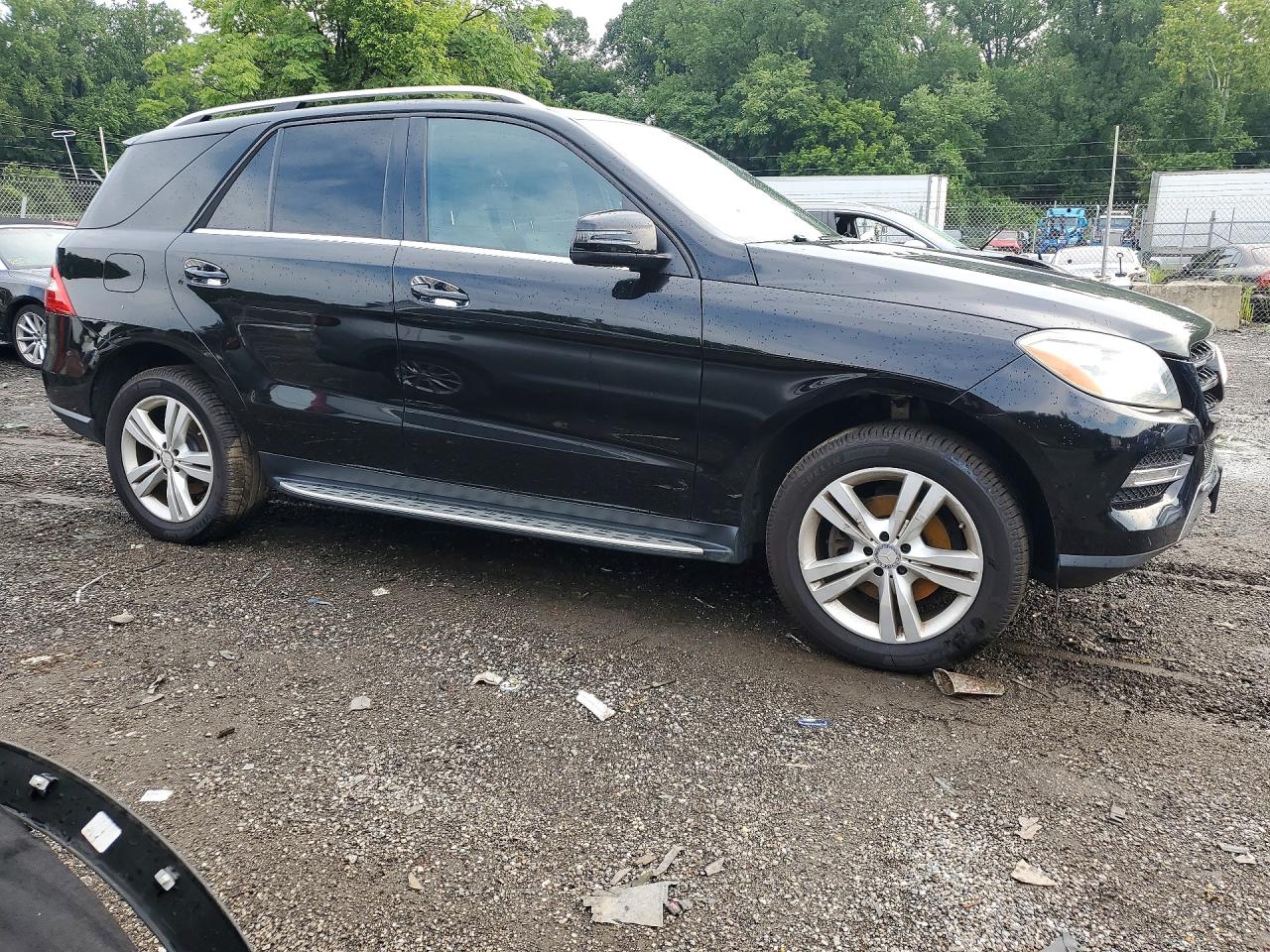 2013 Mercedes-benz Ml 350 4matic Черный vin: 4JGDA5HB4DA230556