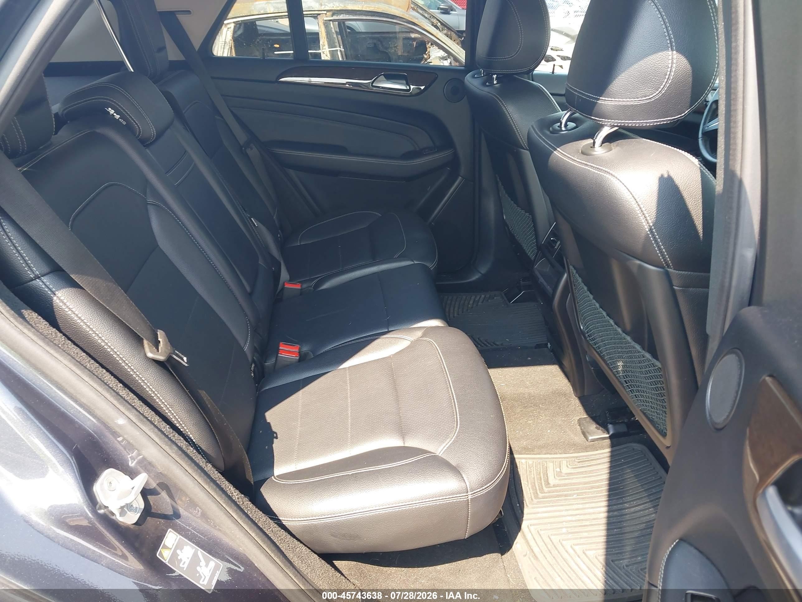 2014 Mercedes-benz Ml 350 4matic Gray vin: 4JGDA5HB4EA269617