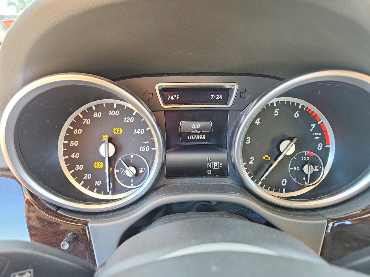 2014 Mercedes-benz Ml 350 4matic Gray vin: 4JGDA5HB4EA323692